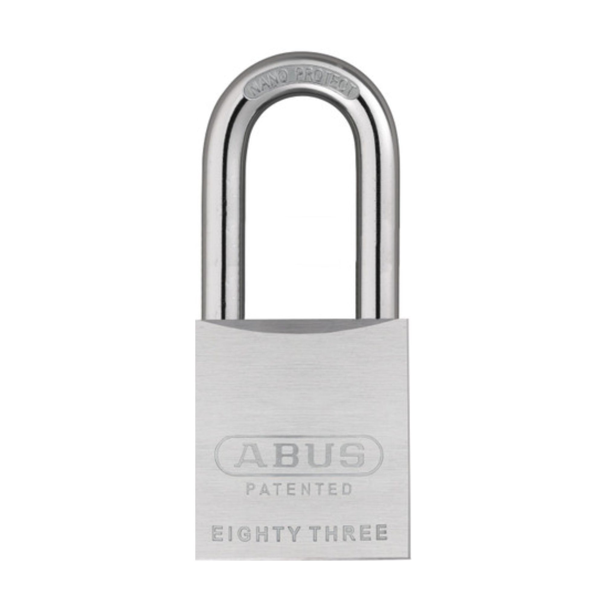 Abus 83/50HB75 Rekeyable Padlock With Custom-Installed 3-Inch Stainless Steel Shackle - The Lock Source