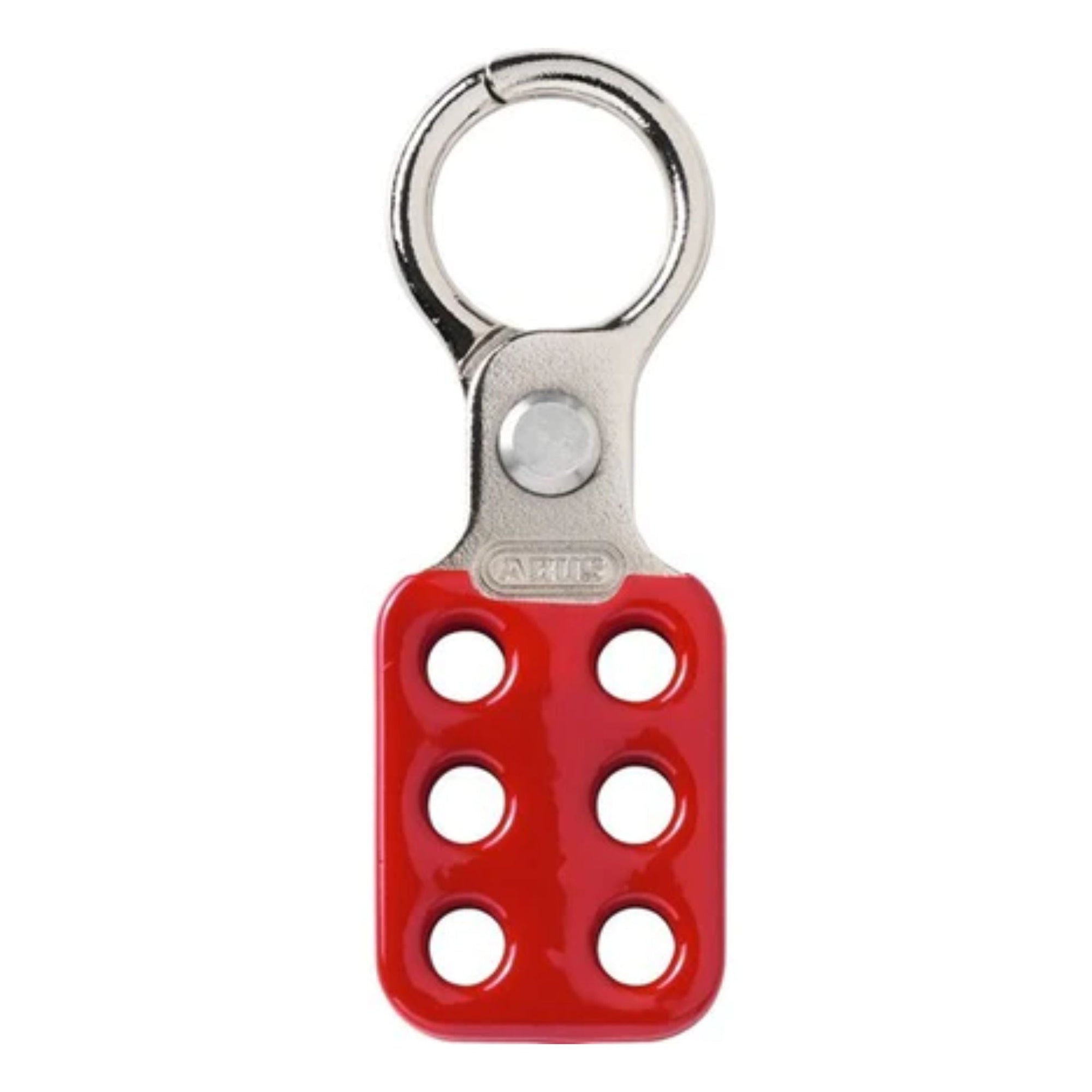 Abus AL0701 751 (00302) 1-Inch Aluminum Safety Lockout Hasp Holds up to 6 Padlocks With 1" Opening Diameter - The Lock Source