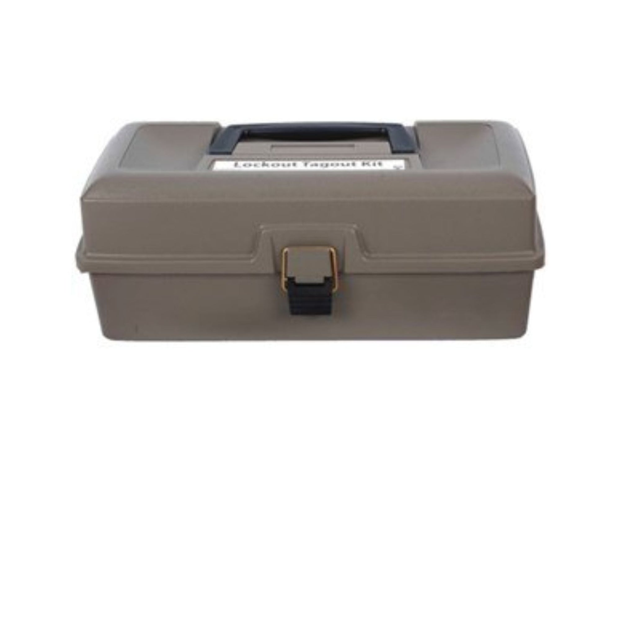 Abus B200 (7129E) Lockout Tagout Empty Grey Toolbox for Safety LOTO - The Lock Source