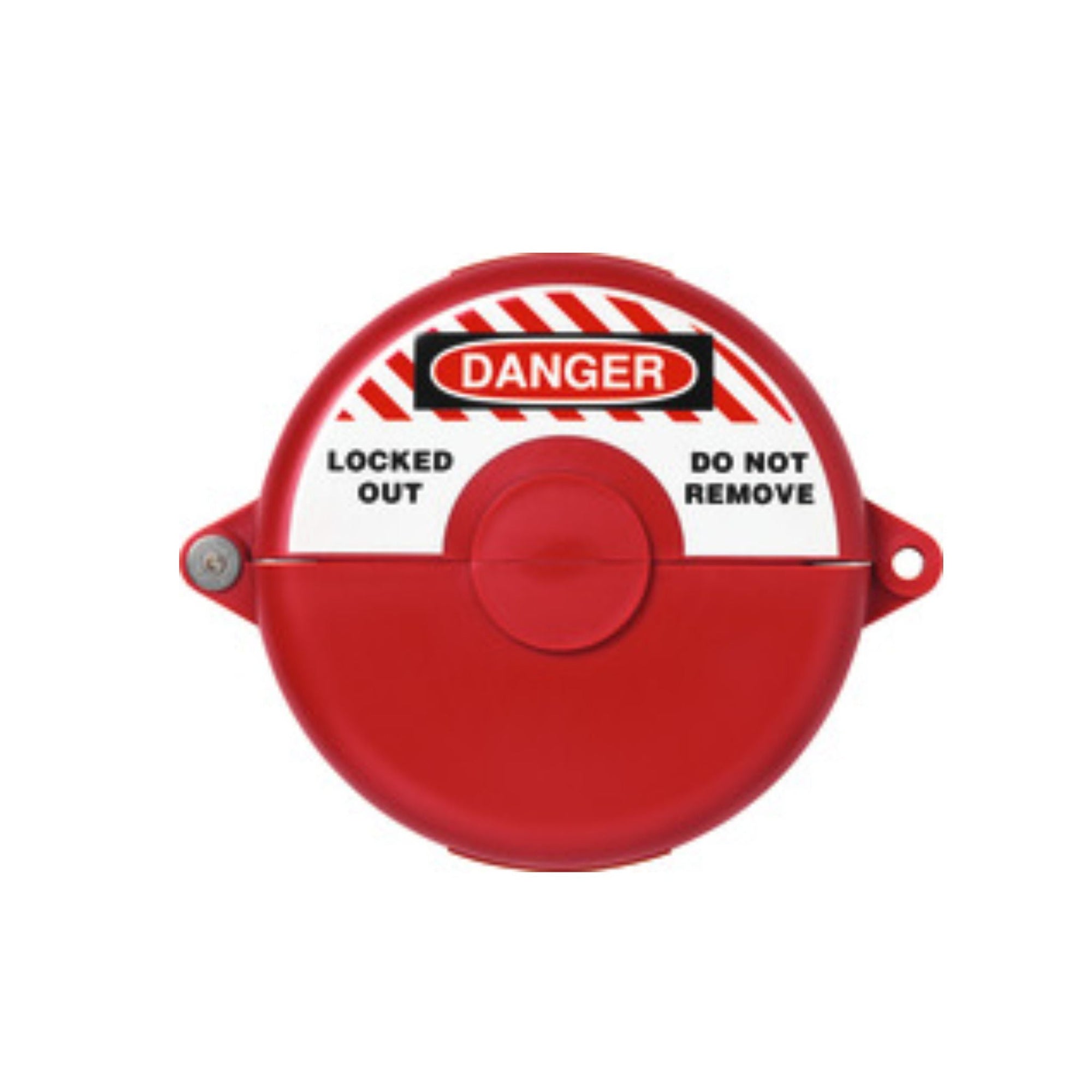 Abus V307 (00365) Red Gate Valve Lockout Device Fits Gate Valves from 5" to 6.5-Inches in Diameter - The Lock Source
