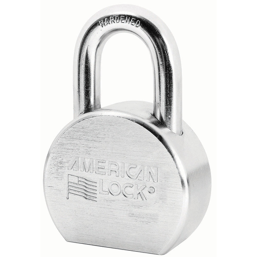 American Lock A7000KA Solid Steel Chrome-Plated Padlock Keyed Alike With 5-Pin Cylinder - The Lock Source