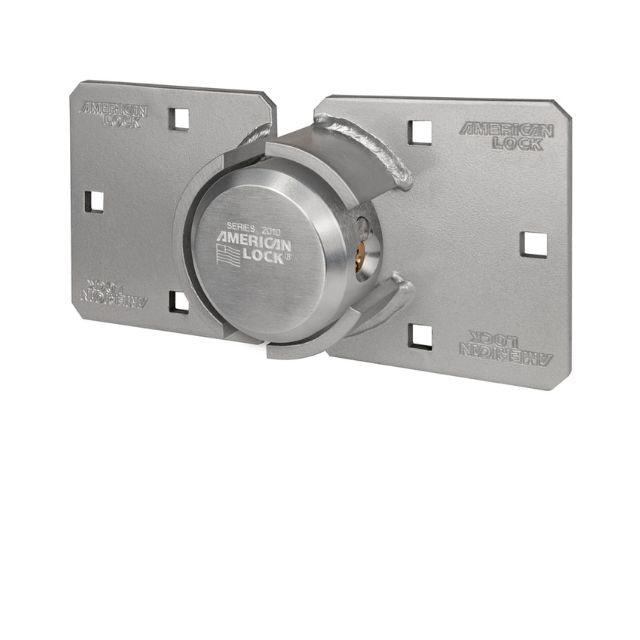 American Lock No. A800LHCKA Series Hasp Combined With Keyed Alike Hidden Shackle Locks - The Lock Source