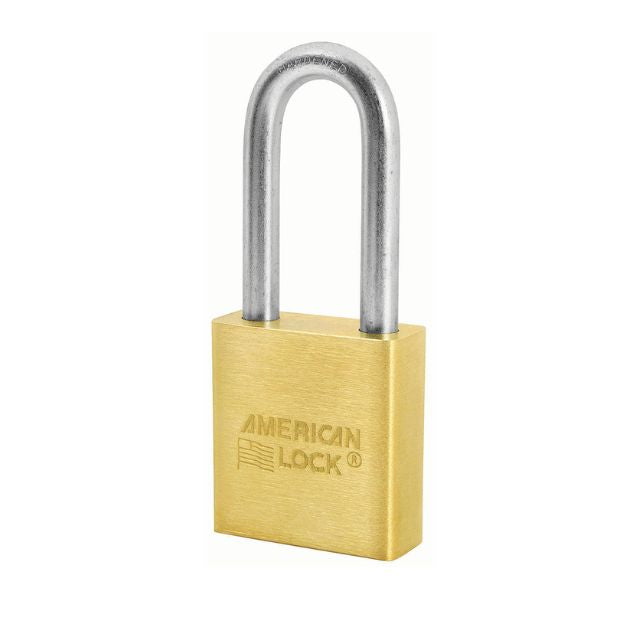 American Lock No. A21 Series Solid Brass 5-Pin Tumbler Padlocks - The Lock Source
