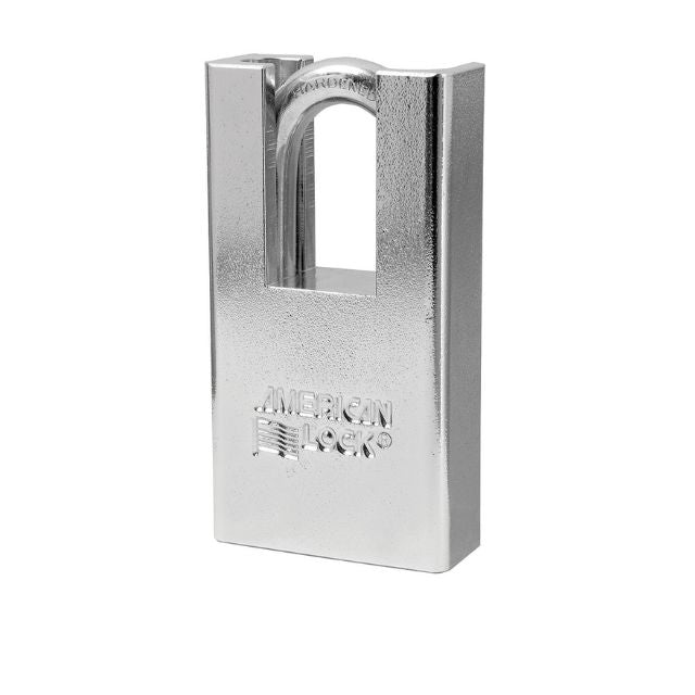American Lock No. A5300 Series Solid Steel Padlock With Shrouded Shackle - The Lock Source