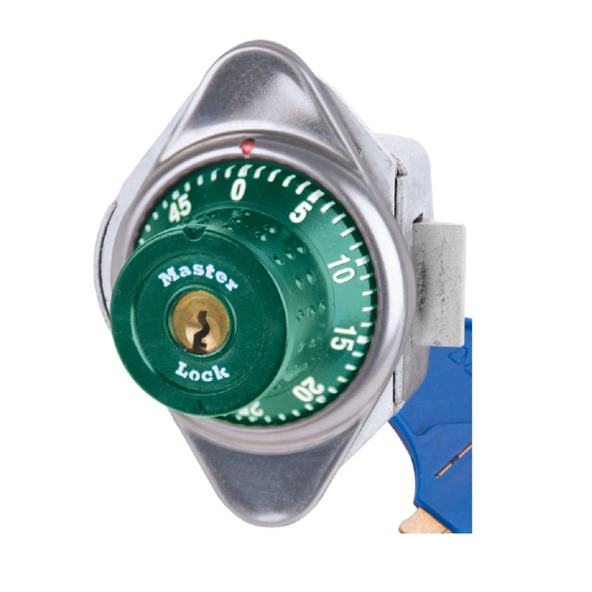 Master Lock 1653MDGRN Green Auto Locking Padlock for Single Point Latch Lockers - The Lock Source