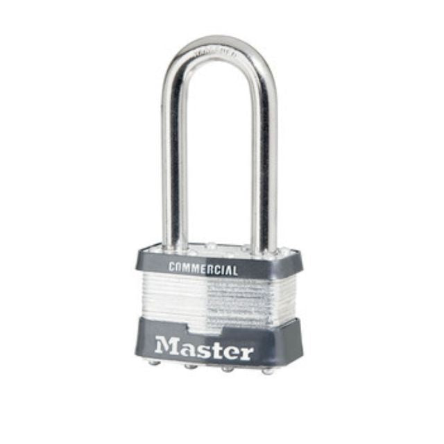 Master Lock 25KALJ 18L869 Commercial Steel Padlock Keyed tp Match W27 5-Pin Key Code KA18L869 - The Lock Source