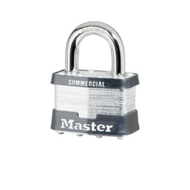 Master Lock 25KA 17L599 Commercial Steel Padlock Keyed to Match Existing W27 5-Pin Cylinder Keys KA17L599 - The Lock Source