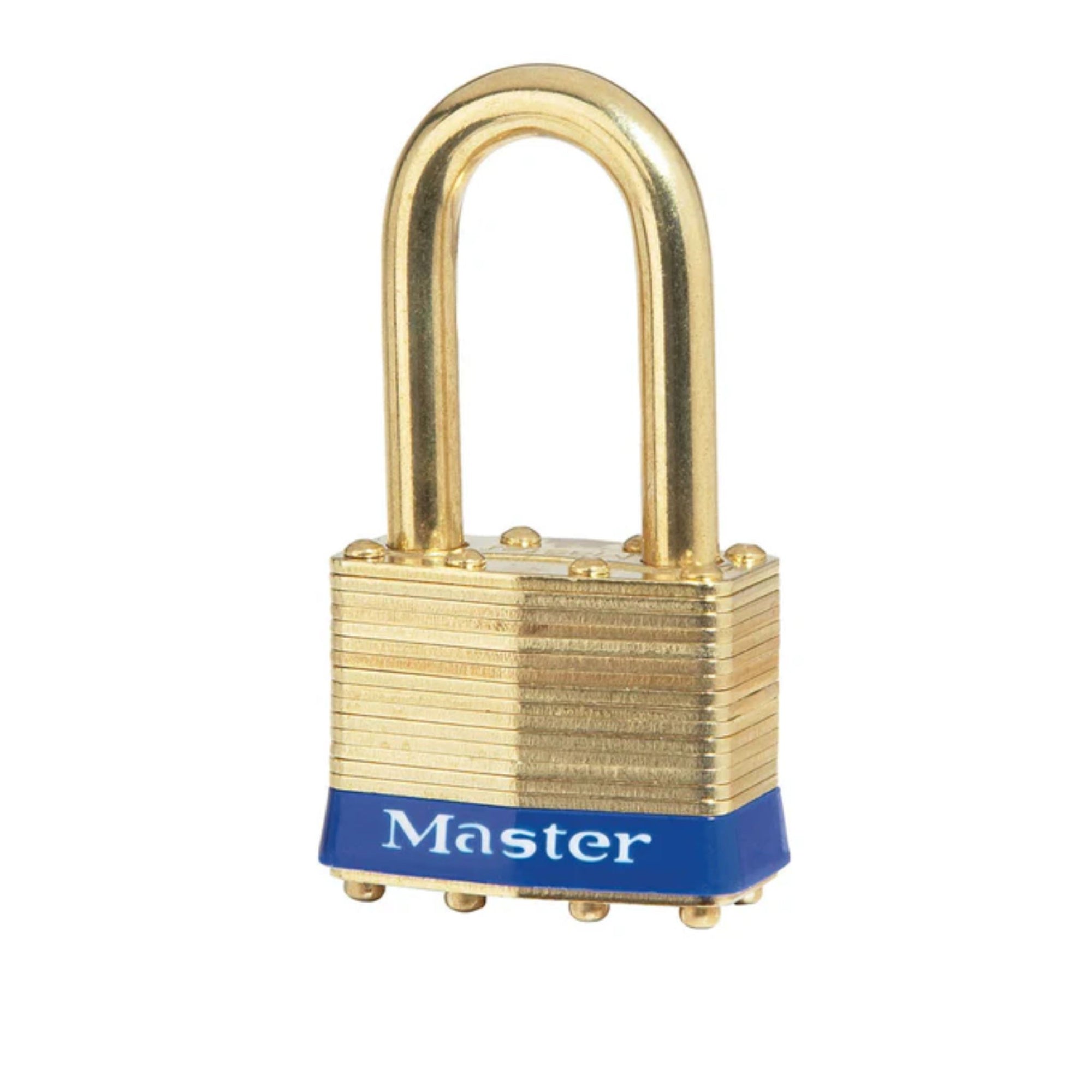 Master Lock No. 2NBLF Laminated Brass Commercial Grade Padlocks With Brass Shackle and Bump Stop Cylinder - The Lock Source