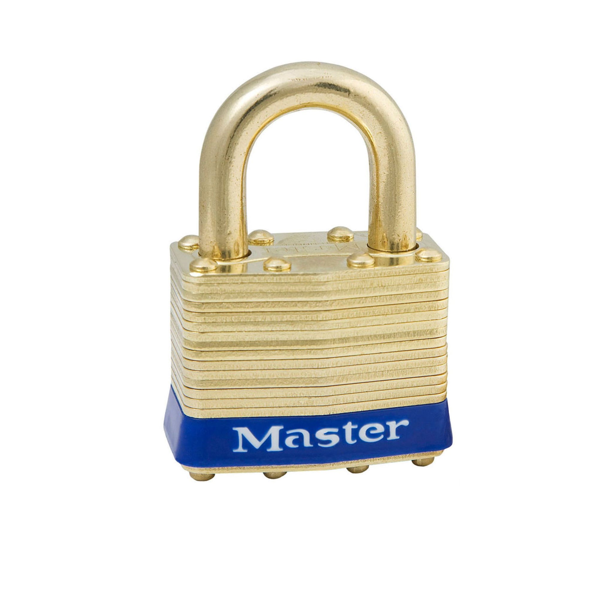 Master Lock No. 2BMK Series Locks Laminated Brass Commercial Grade Padlocks Master Keyed With Brass Shackle - The Lock Source