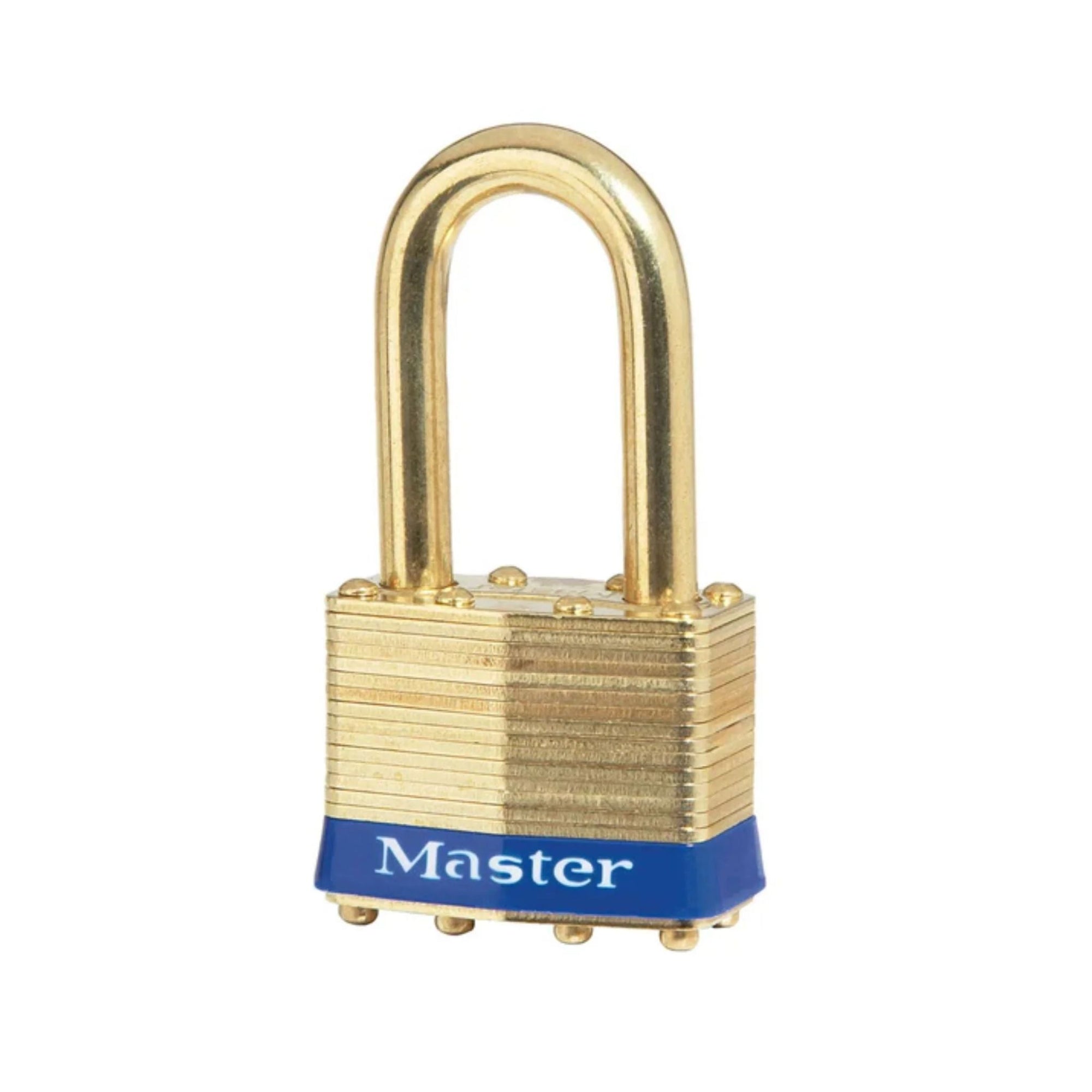 Master Lock No. 2NBKALF Full Brass Padlock - Lockbody and Shackle - Keyed Alike (KA) With Bump Stop Cylinders - The Lock Source