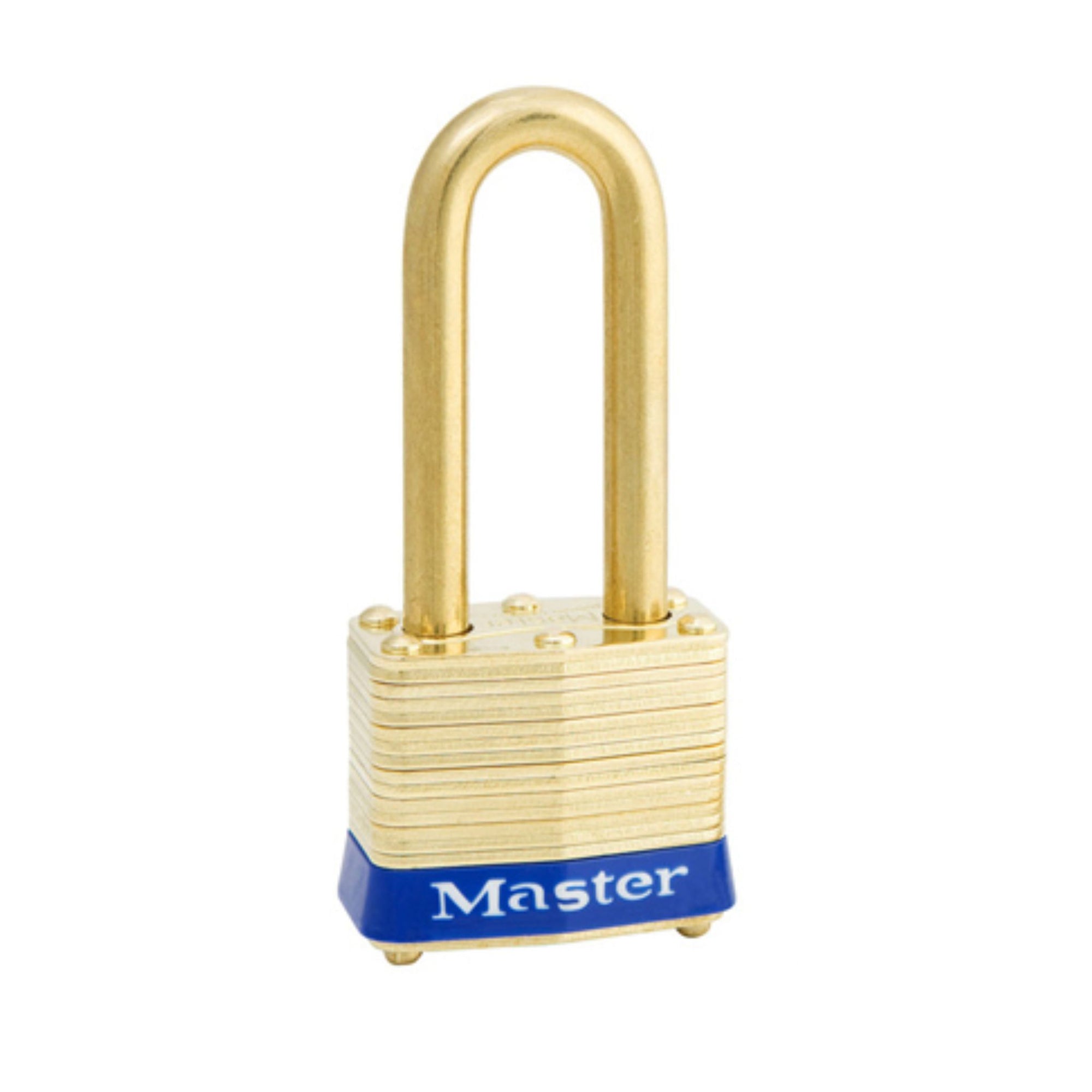 Master Lock 4BMKLH Laminated Brass Shackle Padlocks Master Keyed (MK) Locks with 2-Inch Shackle - The Lock Source