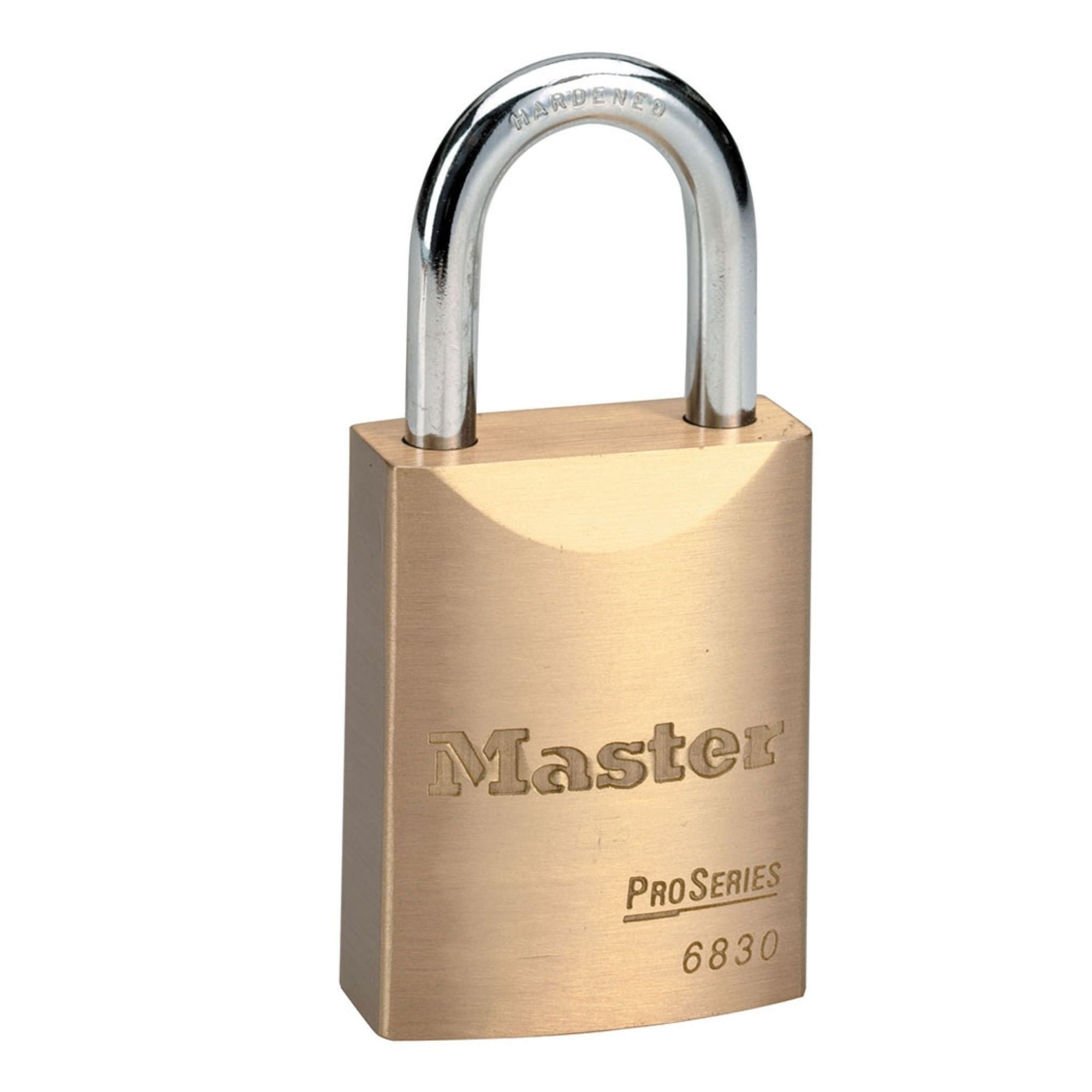 Master Lock 6830KA 23G883 Pro Series Brass Padlock Keyed Alike Locks - The Lock Source