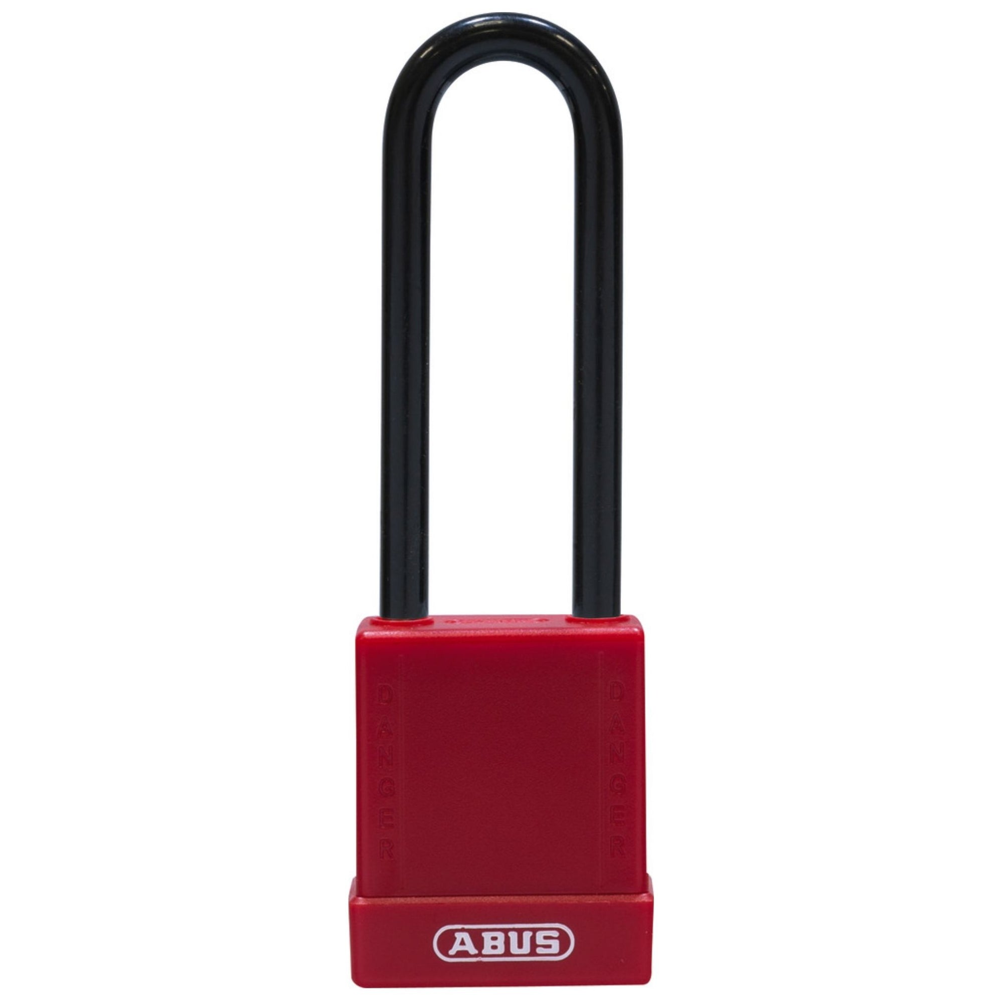 Abus 76/40 Red Safety Lock Lightweight Aluminum Core Lockout Tagout Padlocks with 1-Inch Shackle - The Lock Source