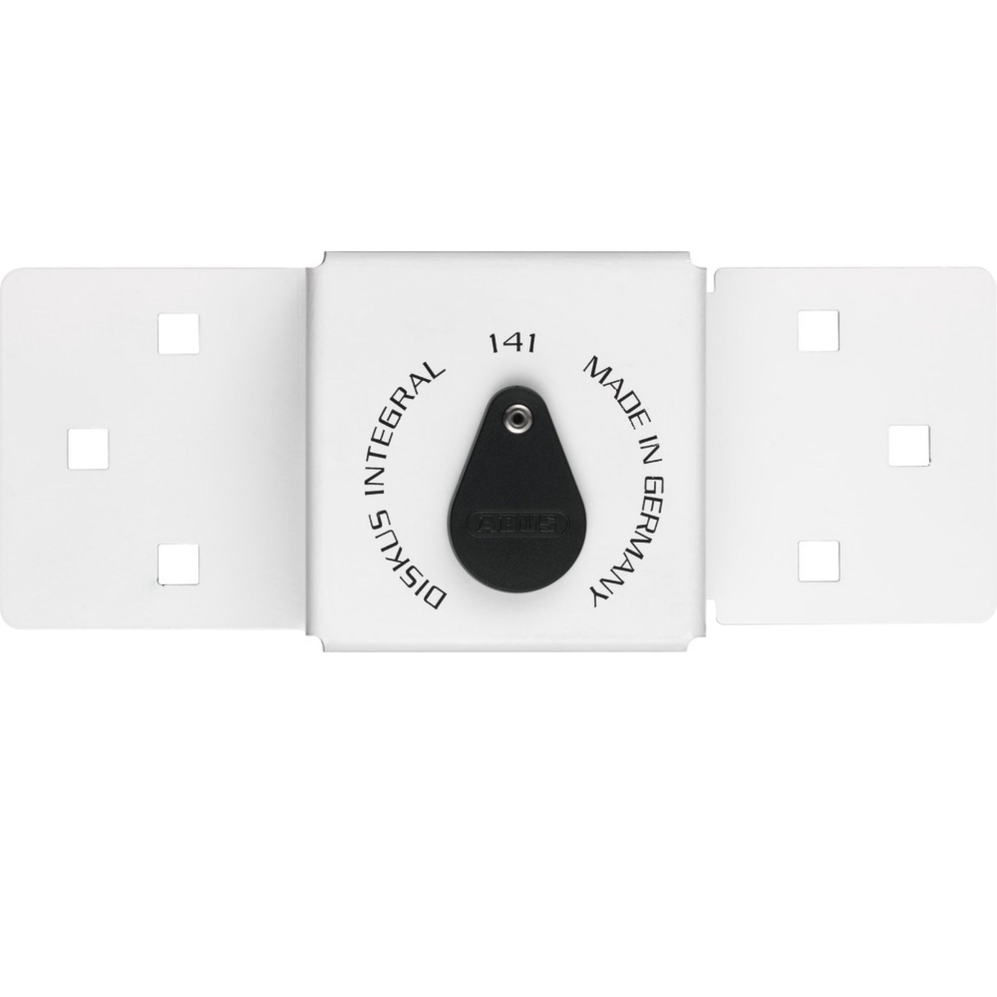 Abus 141/200 KA EE 0123 Integrated White Hasp with 26/70 KAEE0123 Diskus Lock - The Lock Source
