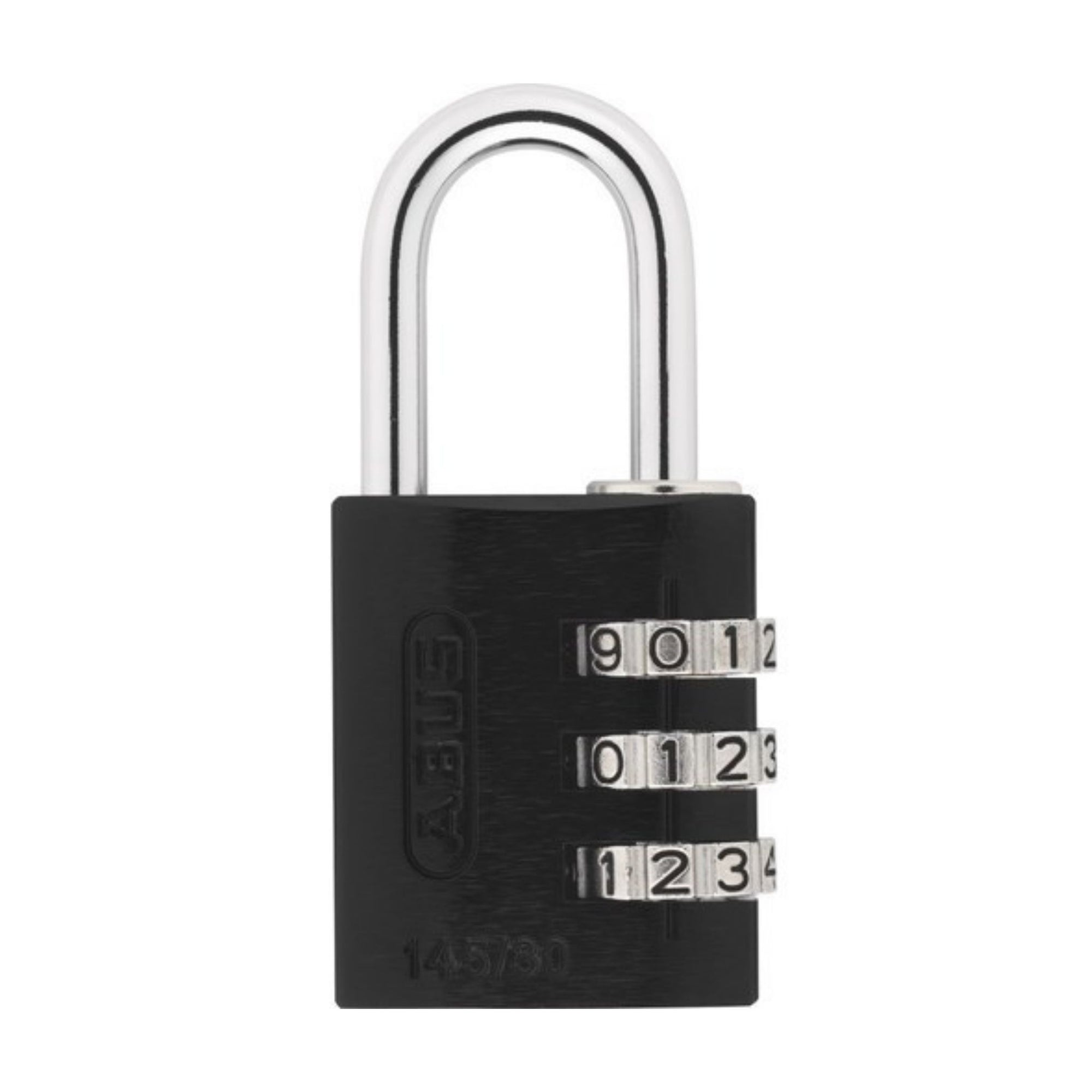 Abus 145/30 Black Combination Luggage Padlock - The Lock Source