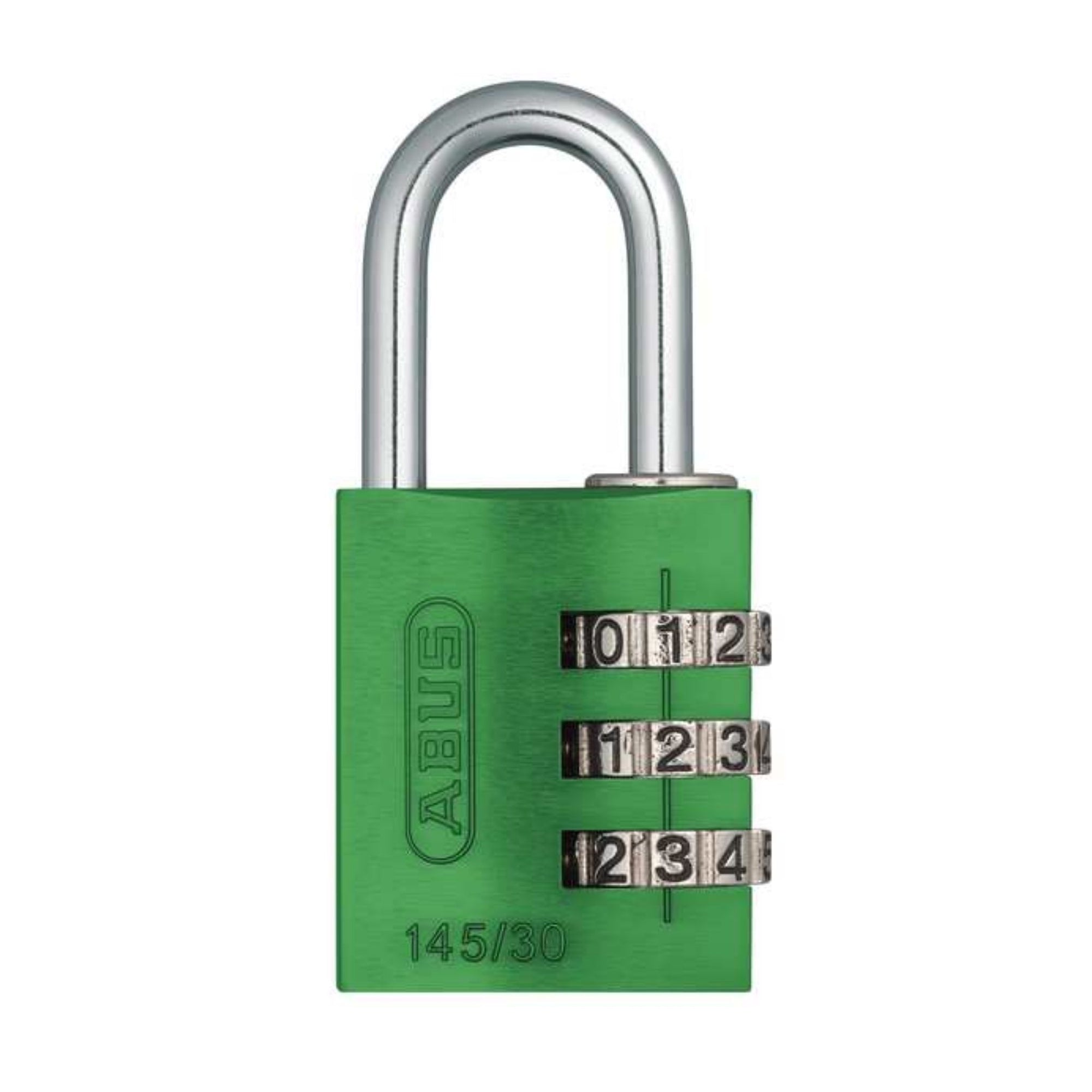 Abus 145/30 Green Combination Luggage Padlock - The Lock Source