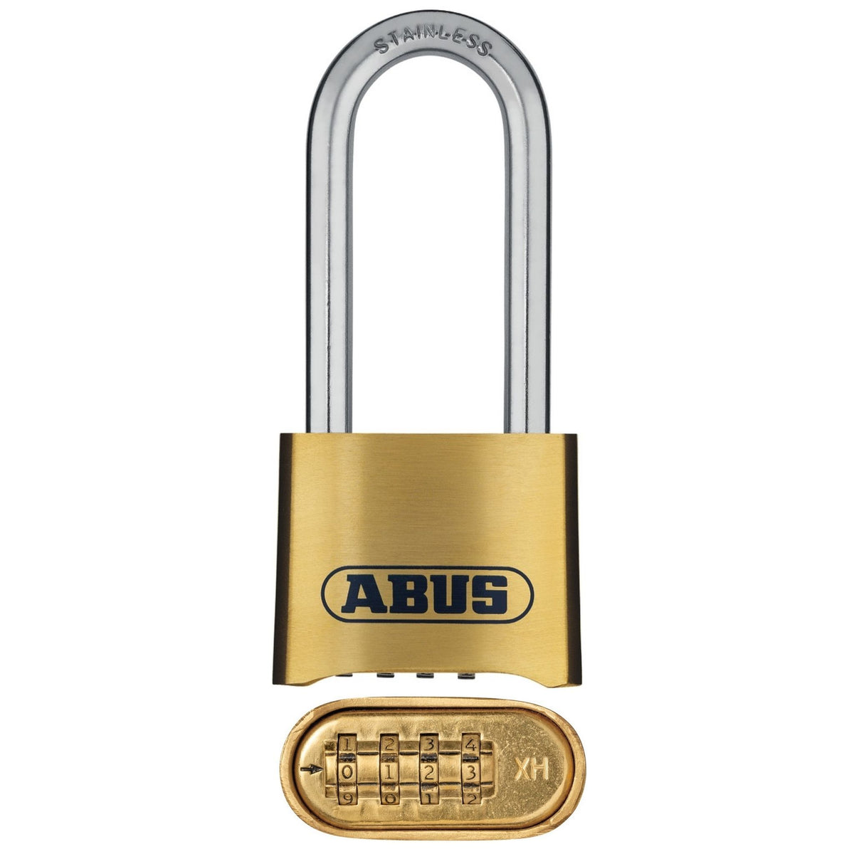 Abus 180IB Lock Resettable Brass Combination Padlocks with 2-Inch Shackle - The Lock Source