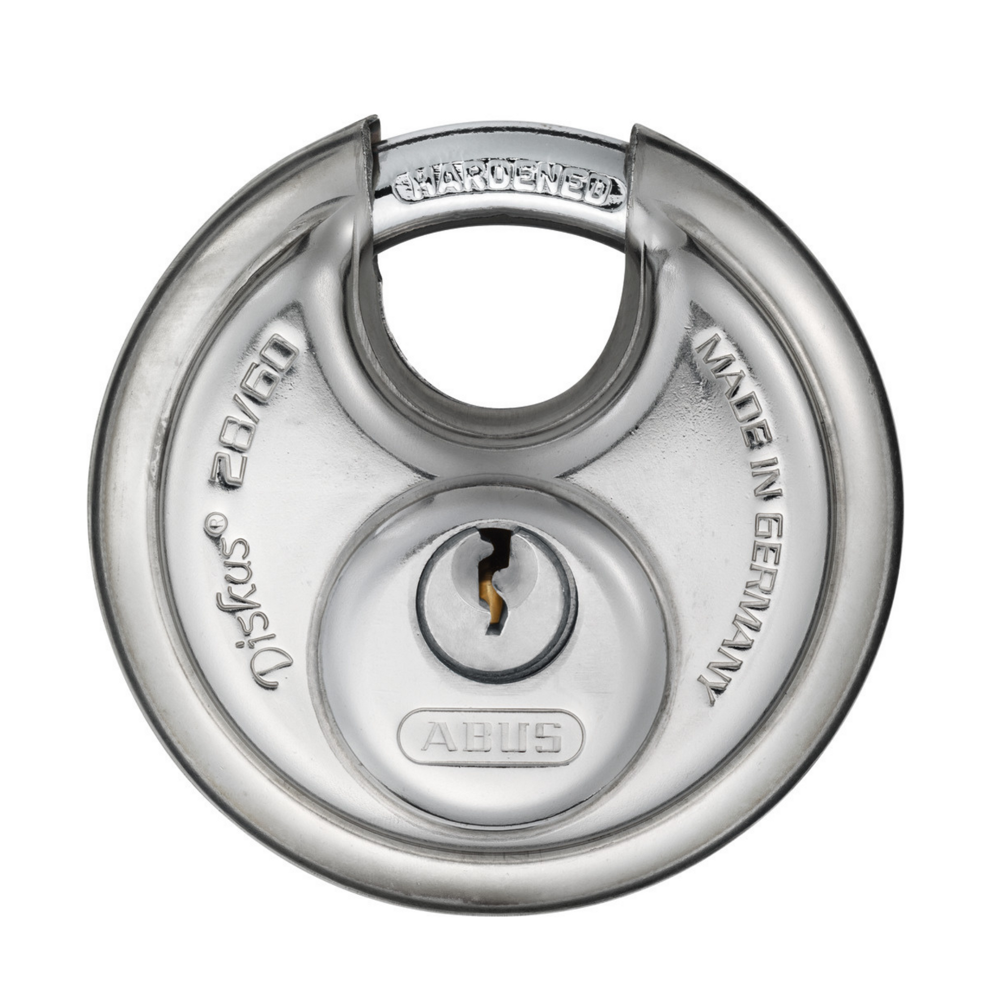 Abus 28/60 Diskus Series Locks Hardened Steel Disk Padlocks - The Lock Source
