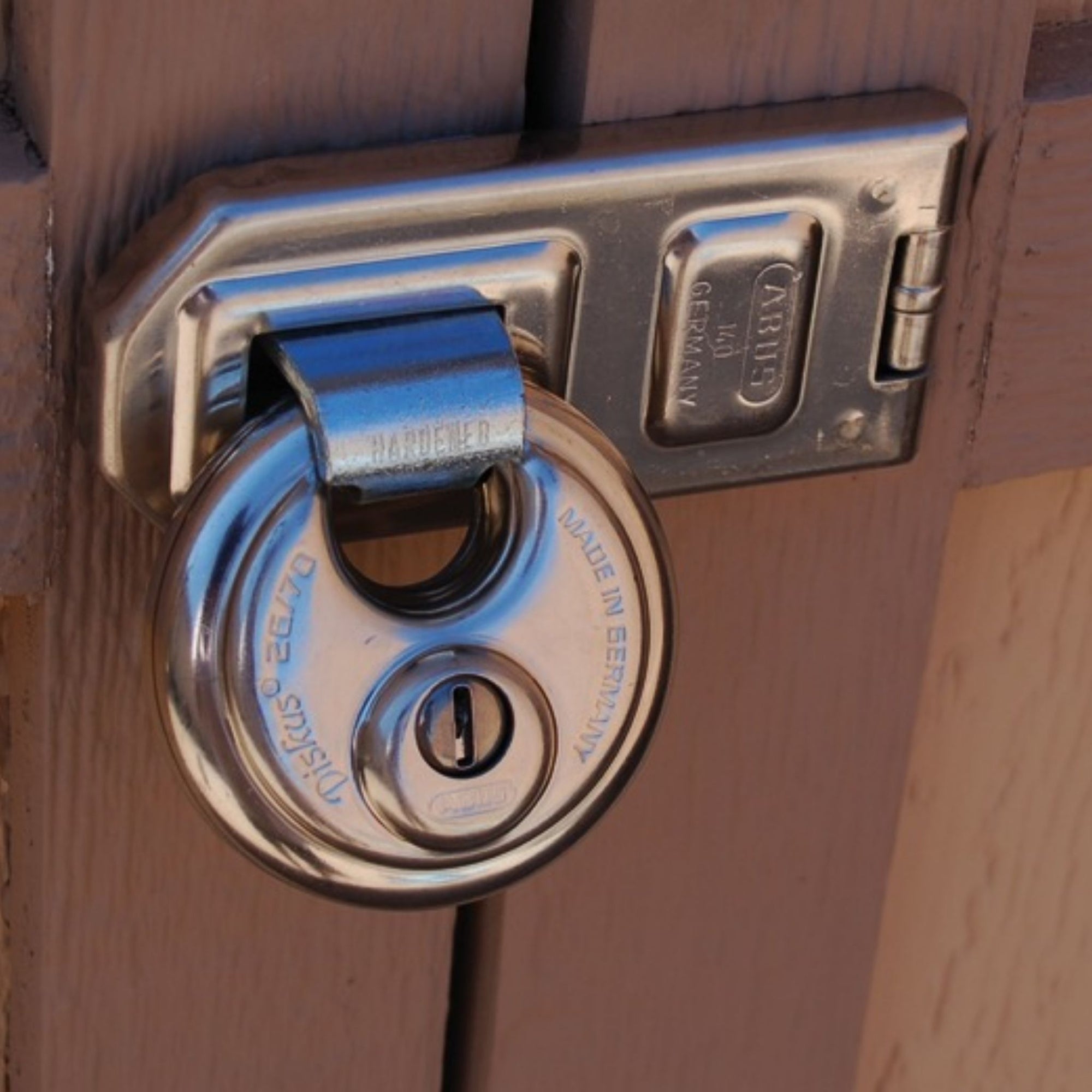 Abus 28/70 Diskus Padlocks Hardened Steel Disk Locks - The Lock Source