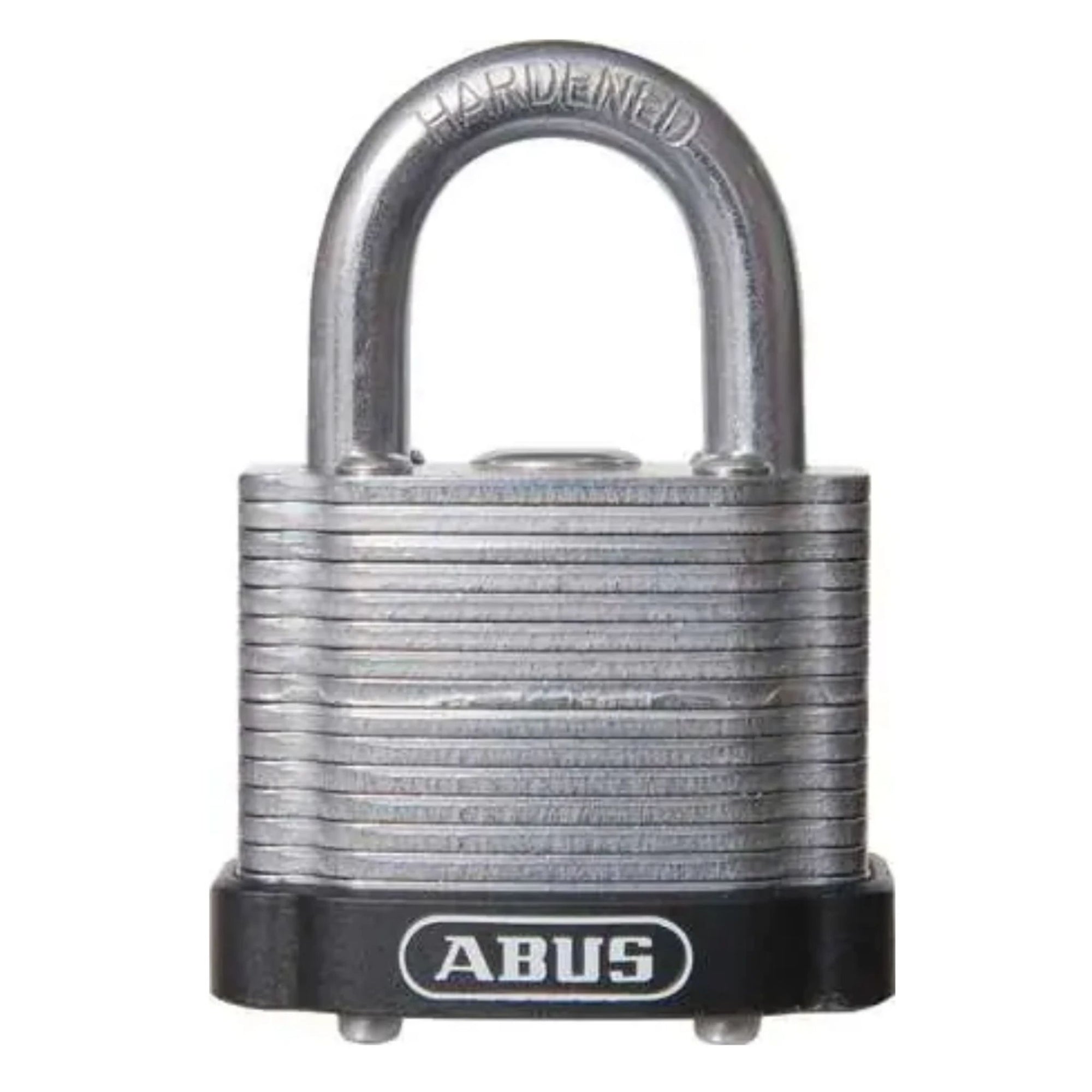 Abus 41/40 MK Laminated Steel Padlock with Black Bumper - The Lock Source