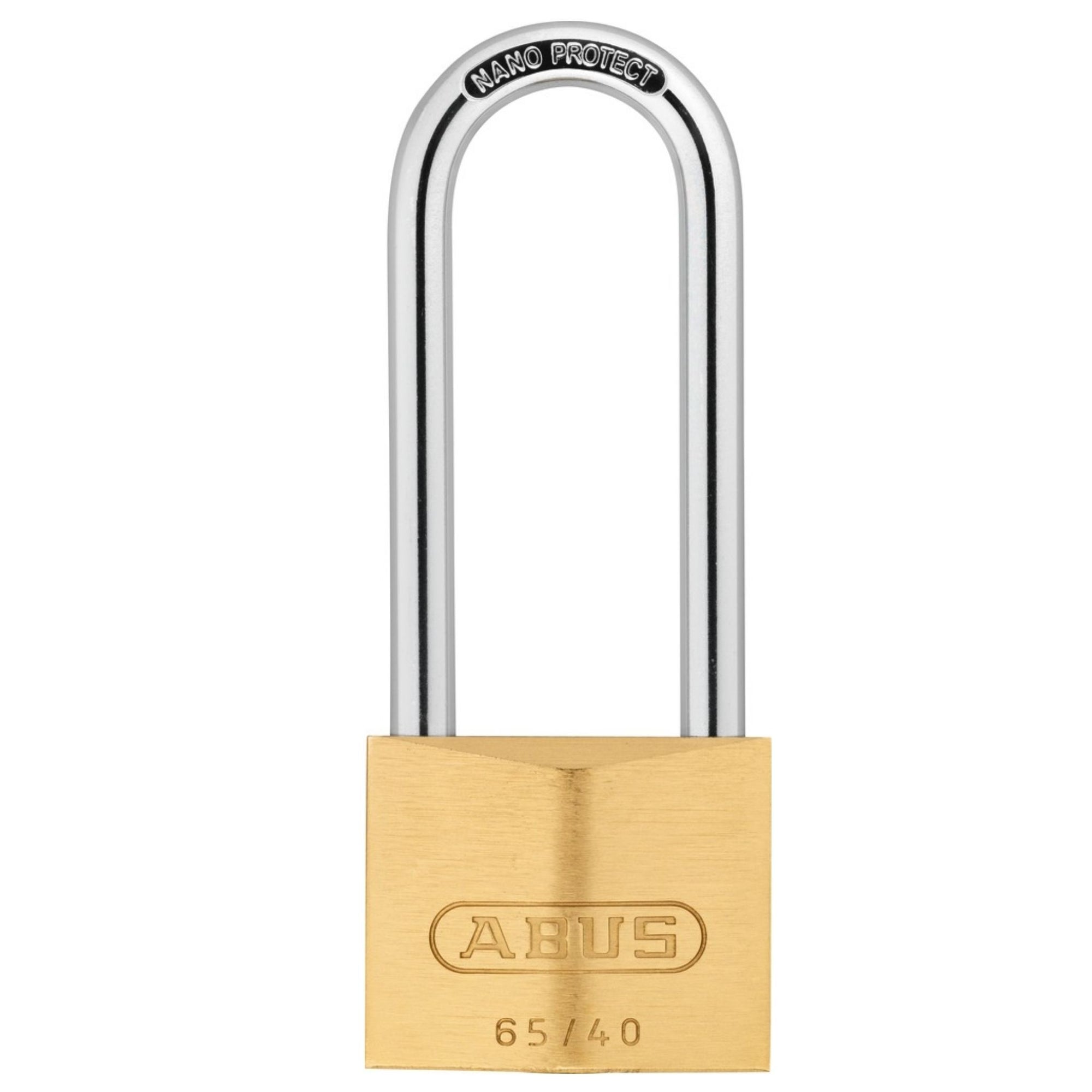 Abus 65/40HB63 KD Brass Lock Keyed Different Padlock with 2-Inch Shackle - The Lock Source