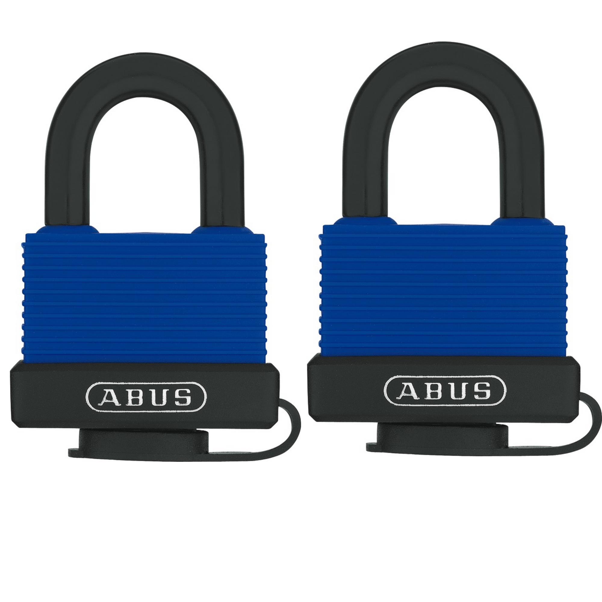 Abus 70IB/45 KAx2 Weatherproof Brass Padlock with Stainless Steel Shackle Keyed Alike in Set-of-2 Locks - The Lock Source
