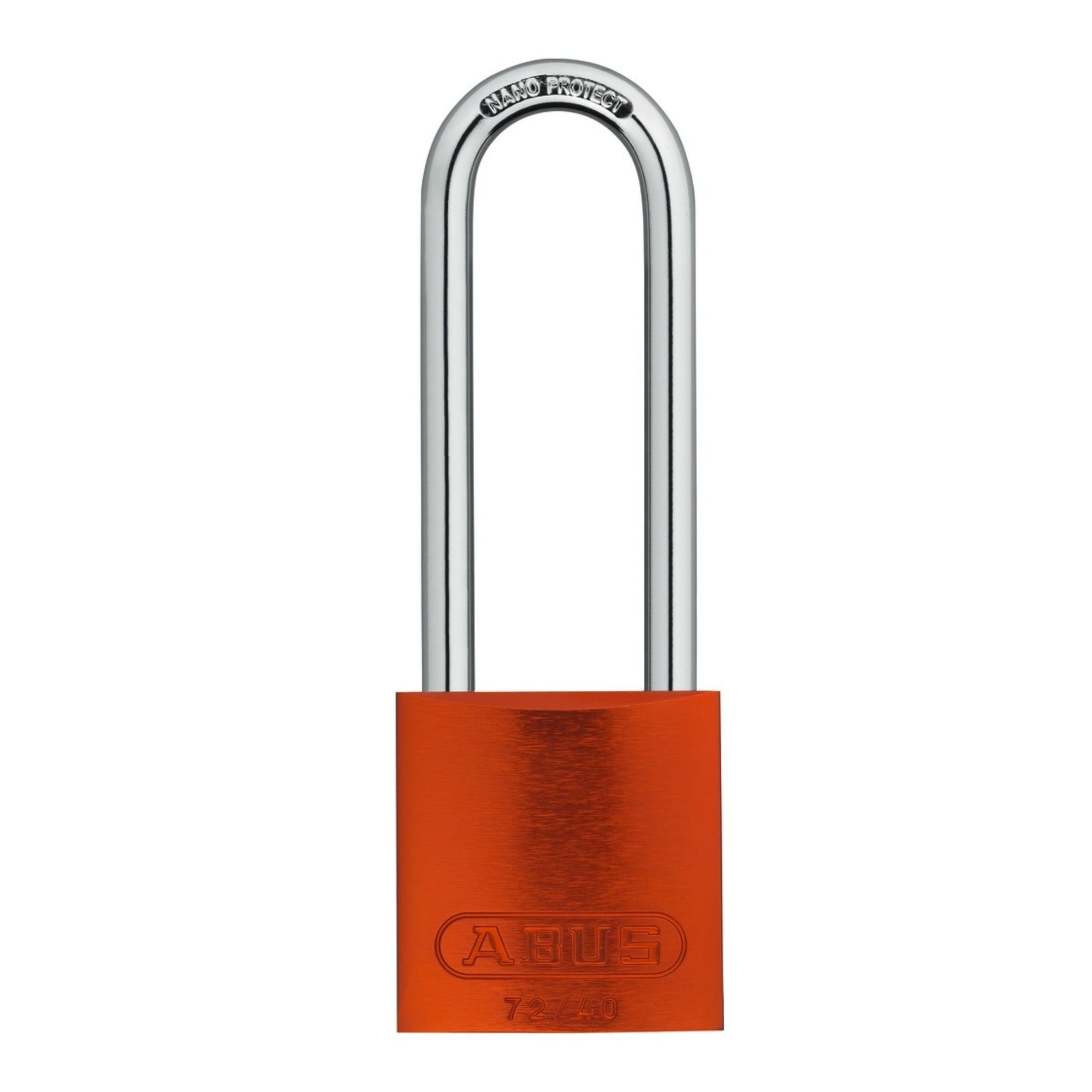 Abus 72/40HB75 KA TT00036 Orange Titalium Safety Padlock with 3-Inch Shackle, Keyed Alike to Match Existing Key Number KATT00036 - The Lock Source