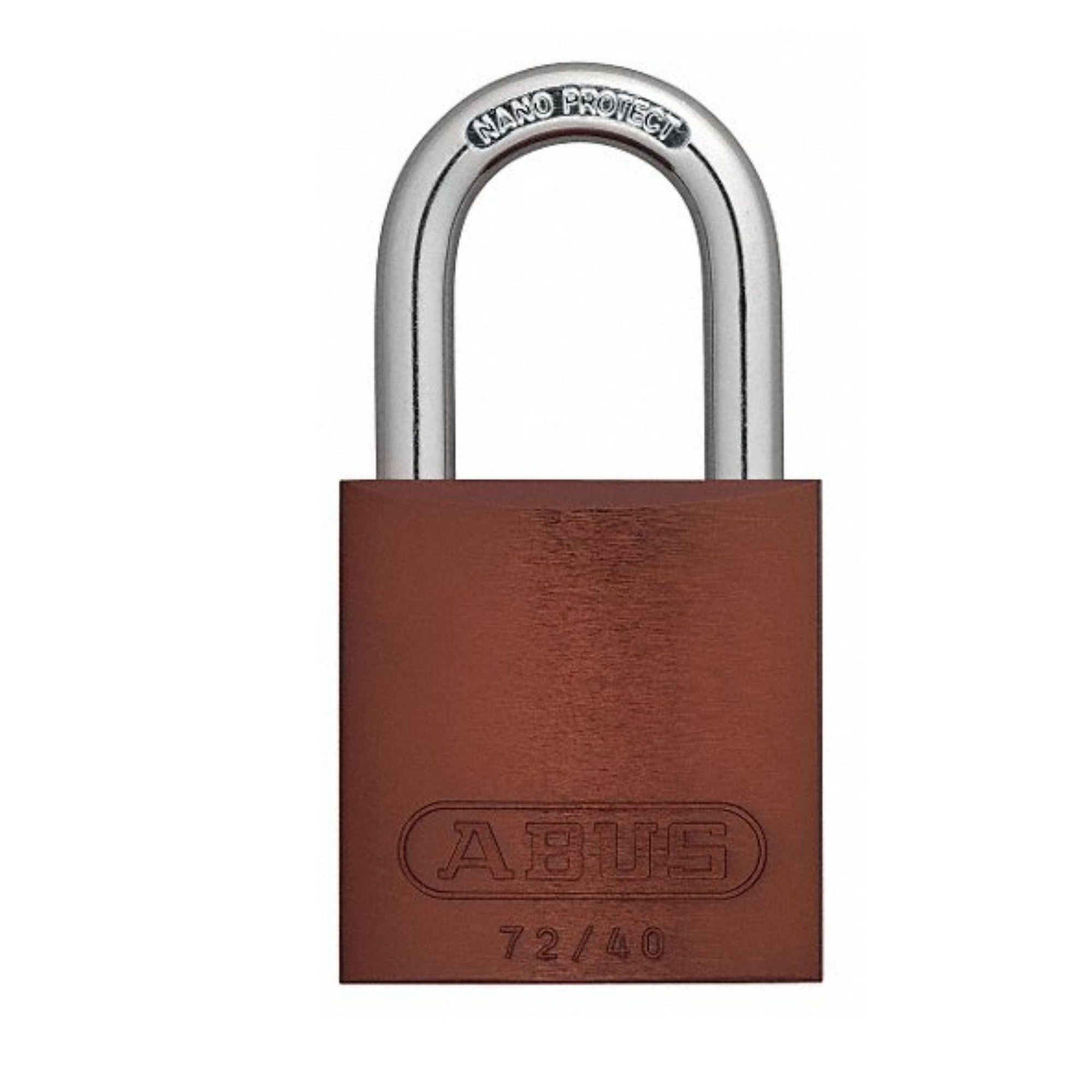 Abus 72/40 KAX6 Brown Titalium Safety Padlock Keyed Alike in Set-of-6 Locks - The Lock Source