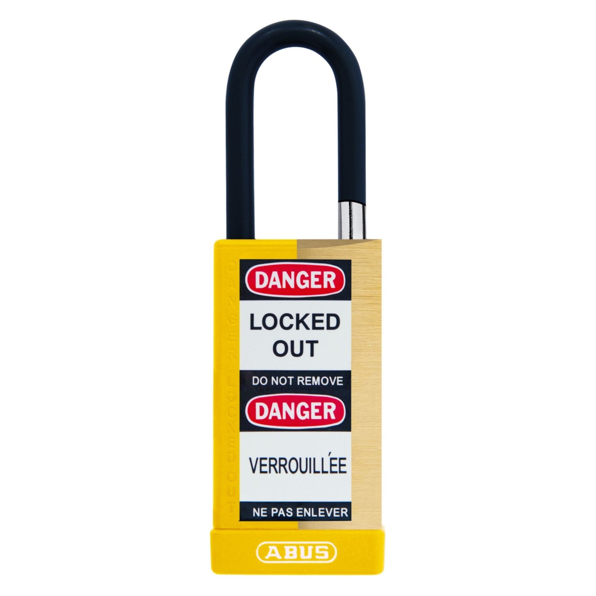 Abus 74MLB/40 MK Yellow Insulated Safety Padlock - The Lock Source