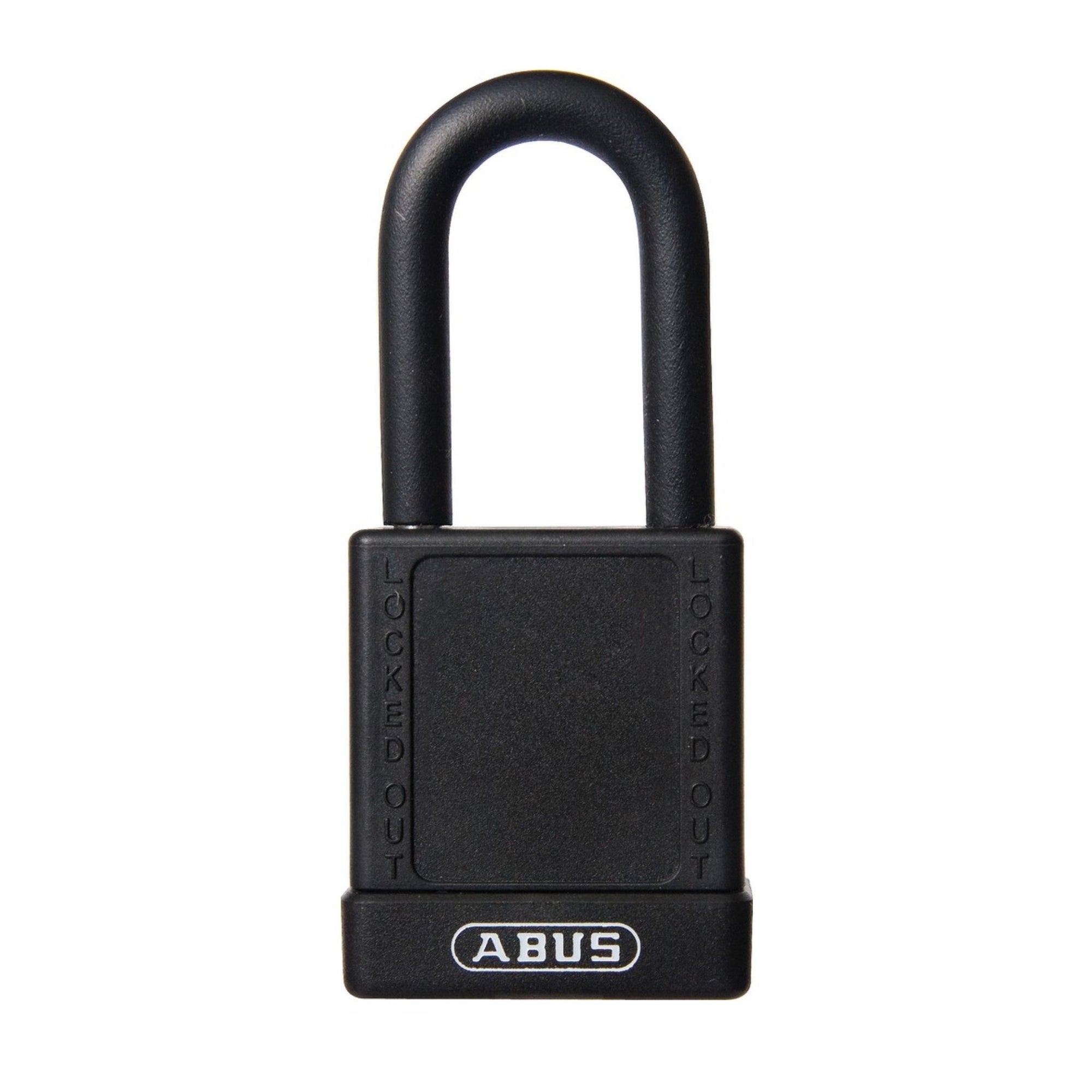 Abus 74/40 KA TT00036 Keyed Alike to Match Existing Key Number TT00036 Black Insulated Safety Padlock - The Lock Source