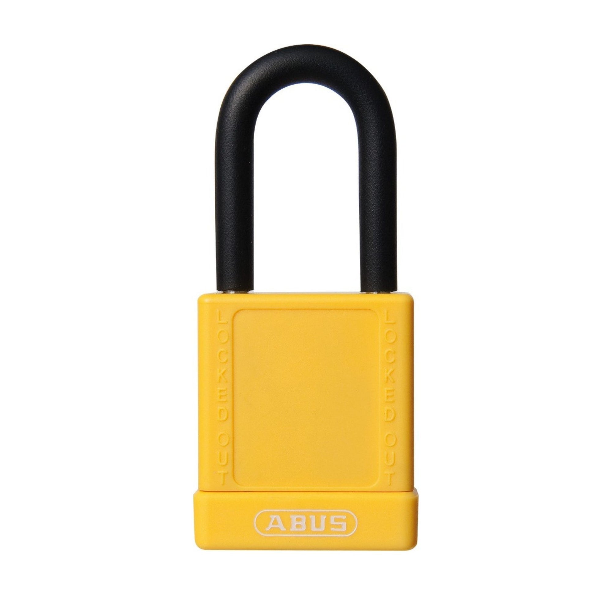 Abus 74/40 KA TT01859 Keyed Alike to Match Existing Key Number TT01859 Yellow Insulated Safety Padlock - The Lock Source