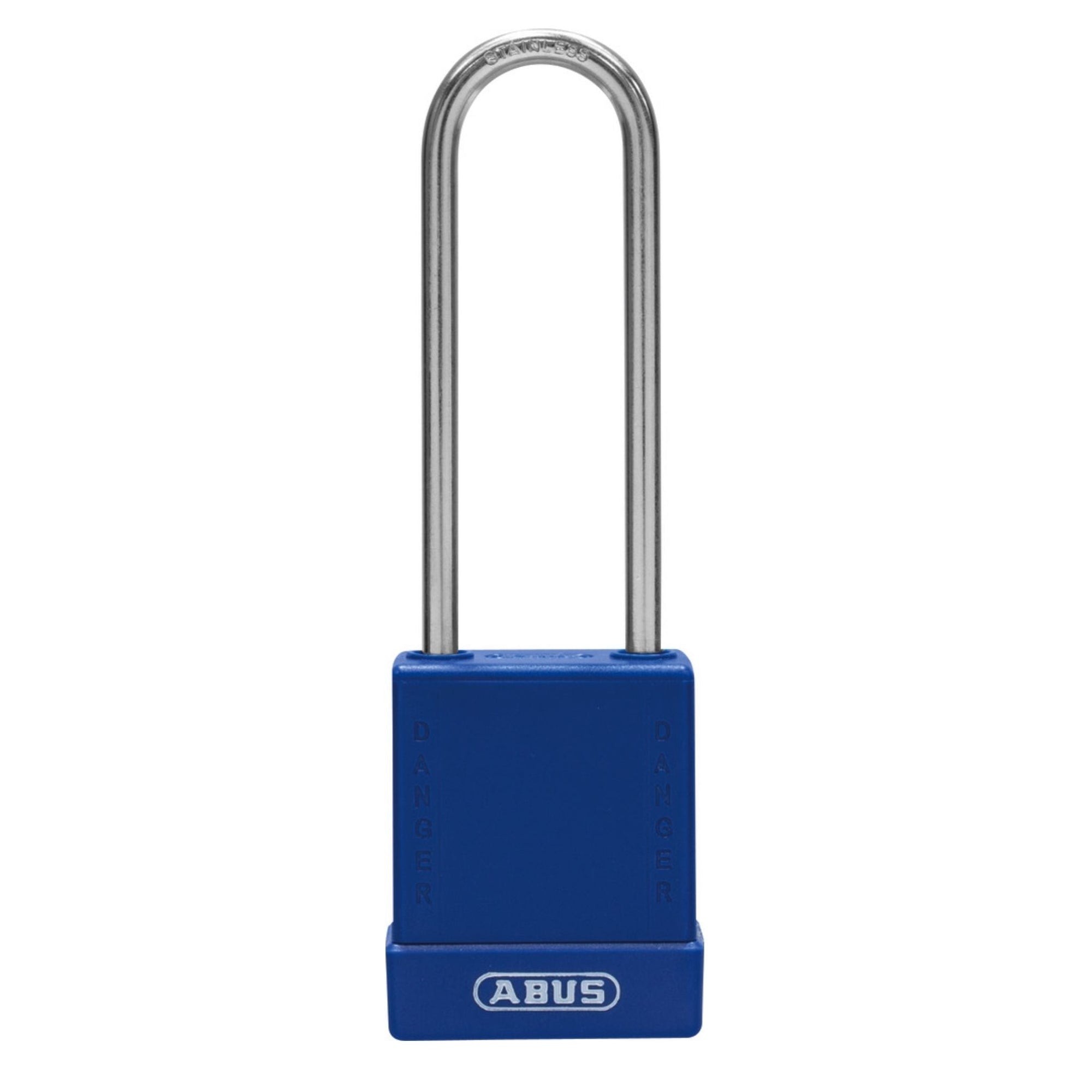 Abus 76IB/40HB75 Blue Safety Locks with 3-Inch Stainless Steel Shackle - The Lock Source
