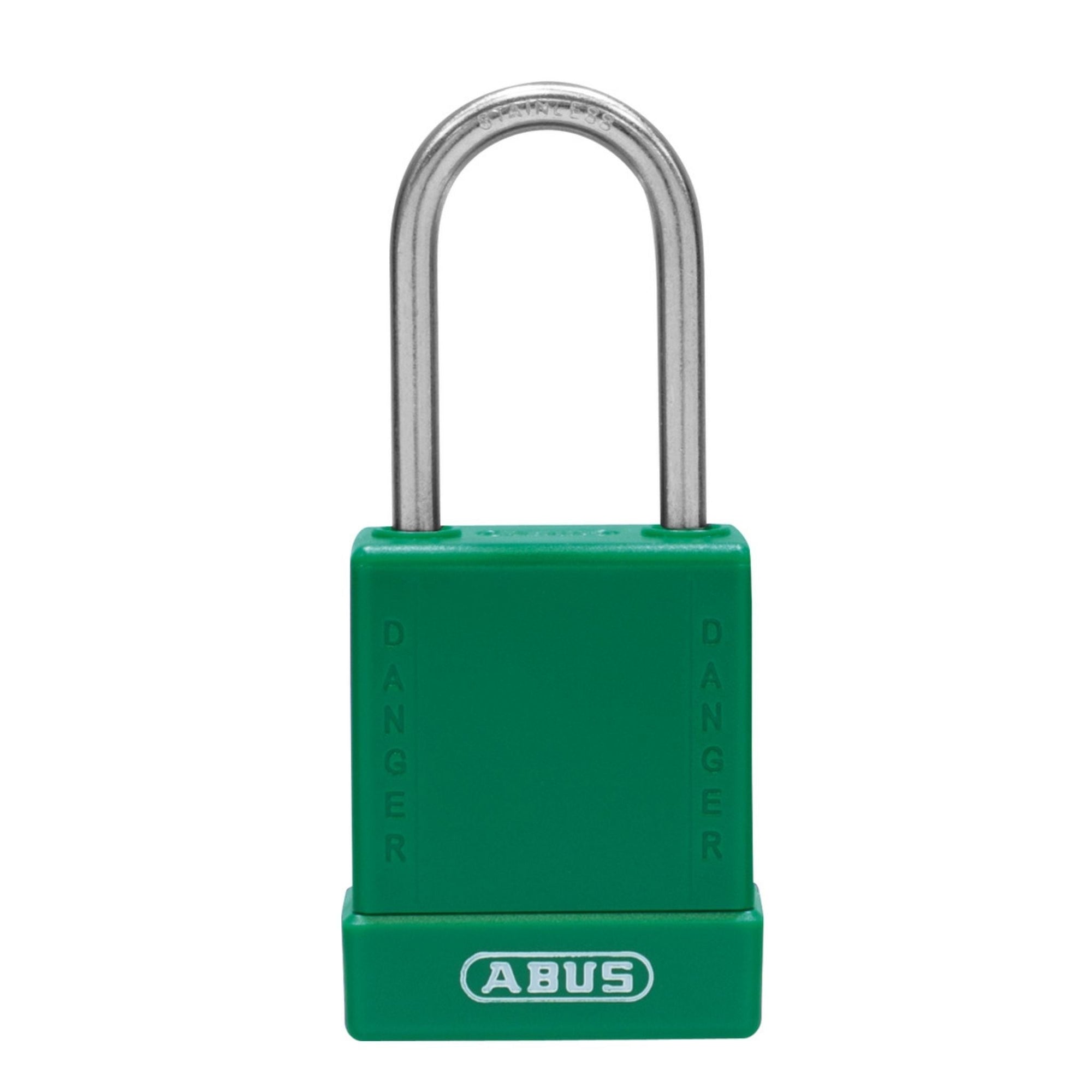 Abus 76IB/40 Green Safety Locks with Stainless Steel Shackle - The Lock Source