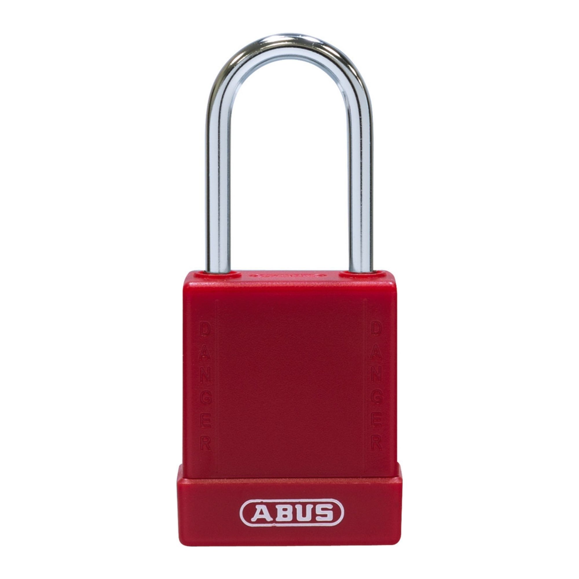 Abus 76IB/40 KA Red Safety Padlock with 1-1/2" Stainless Steel Shackle - The Lock Source