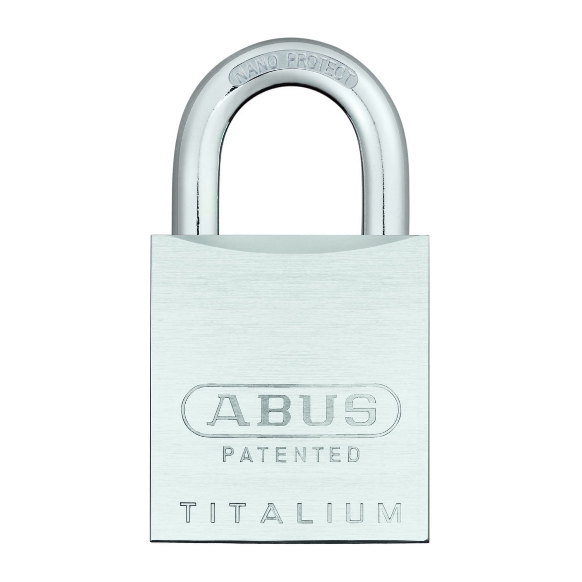 Abus 83AL/45-200 Titalium Brushed Aluminum (Silver) Safety Lock with Kwikset Keyway - The Lock Source