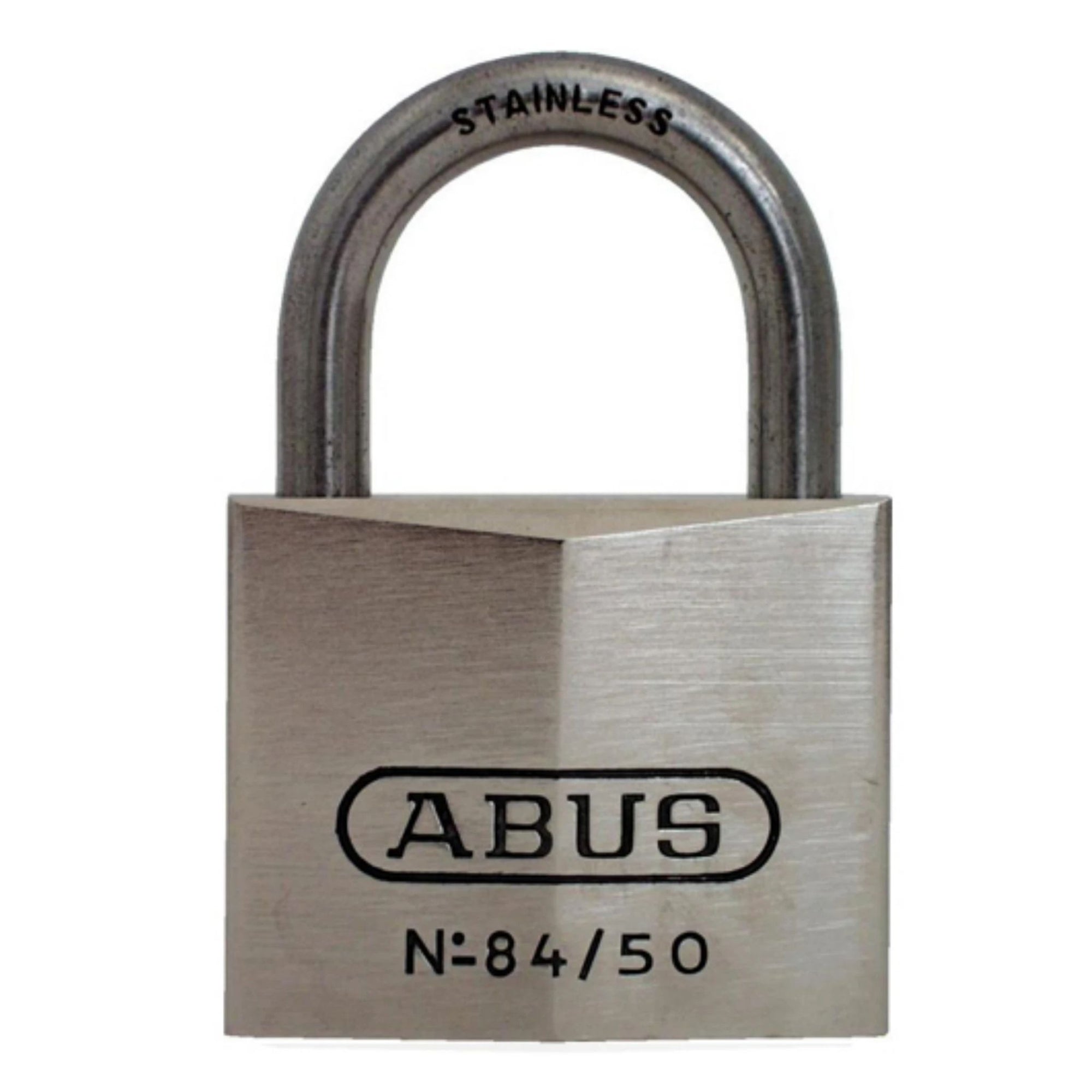 Abus 84IB/50 Weatherproof Series Brass Locks with Stainless Steel Shackle - The Lock Source