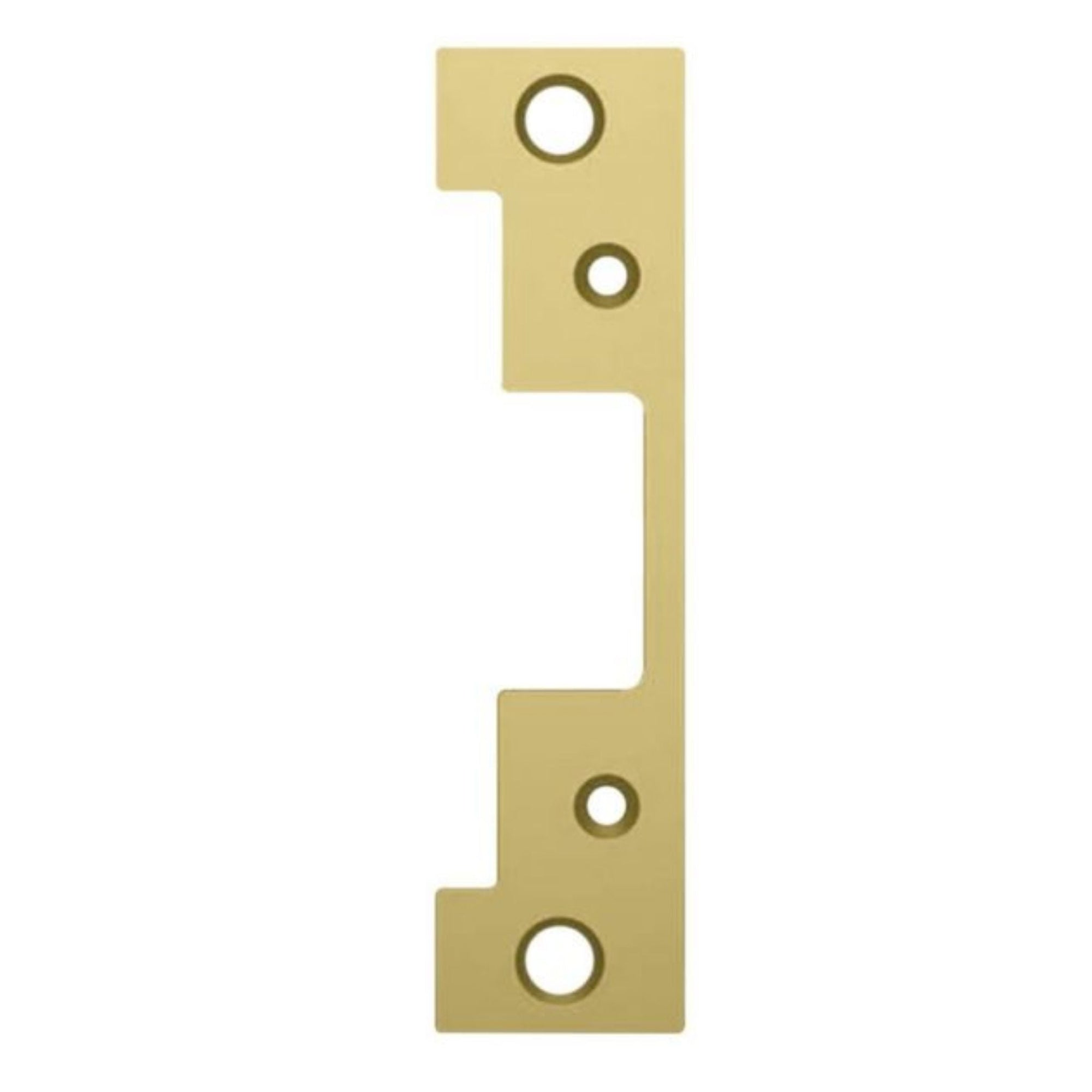 HES 501A-606 Faceplate for 5000 & 5200 Series Electric Strikes Satin Brass - The Lock Source