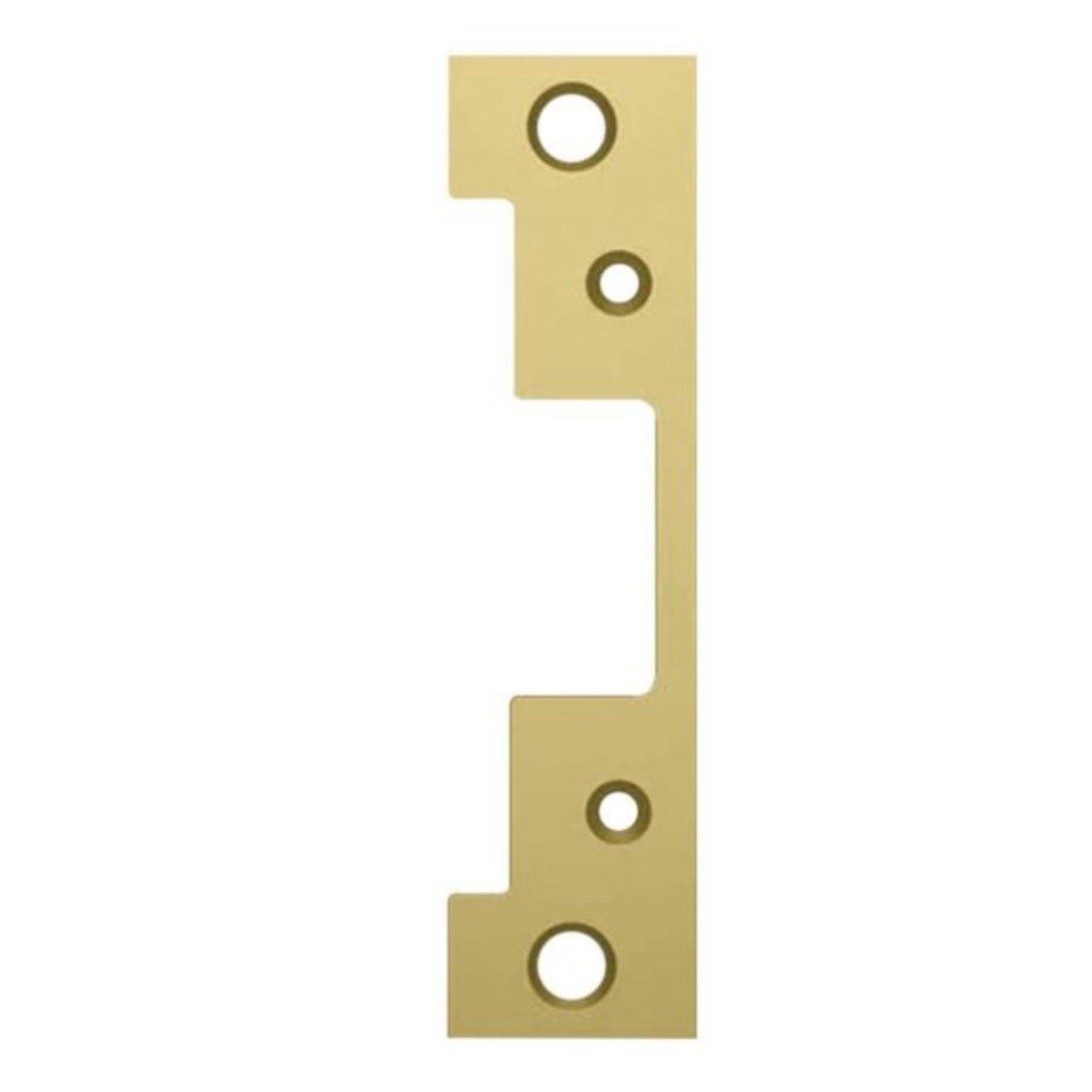 HES 501-606 Faceplate for 5000 & 5200 Series Electric Strikes Satin Brass - The Lock Source