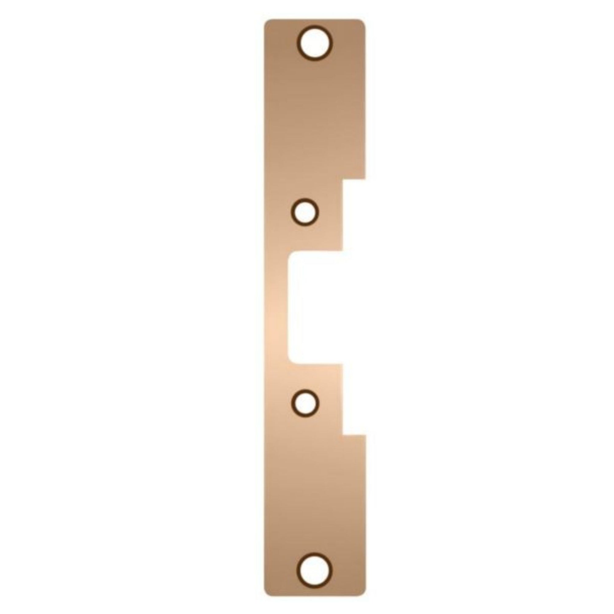 HES 502-612 Faceplate for 5000 & 5200 Series Electric Strikes Satin Bronze - The Lock Source