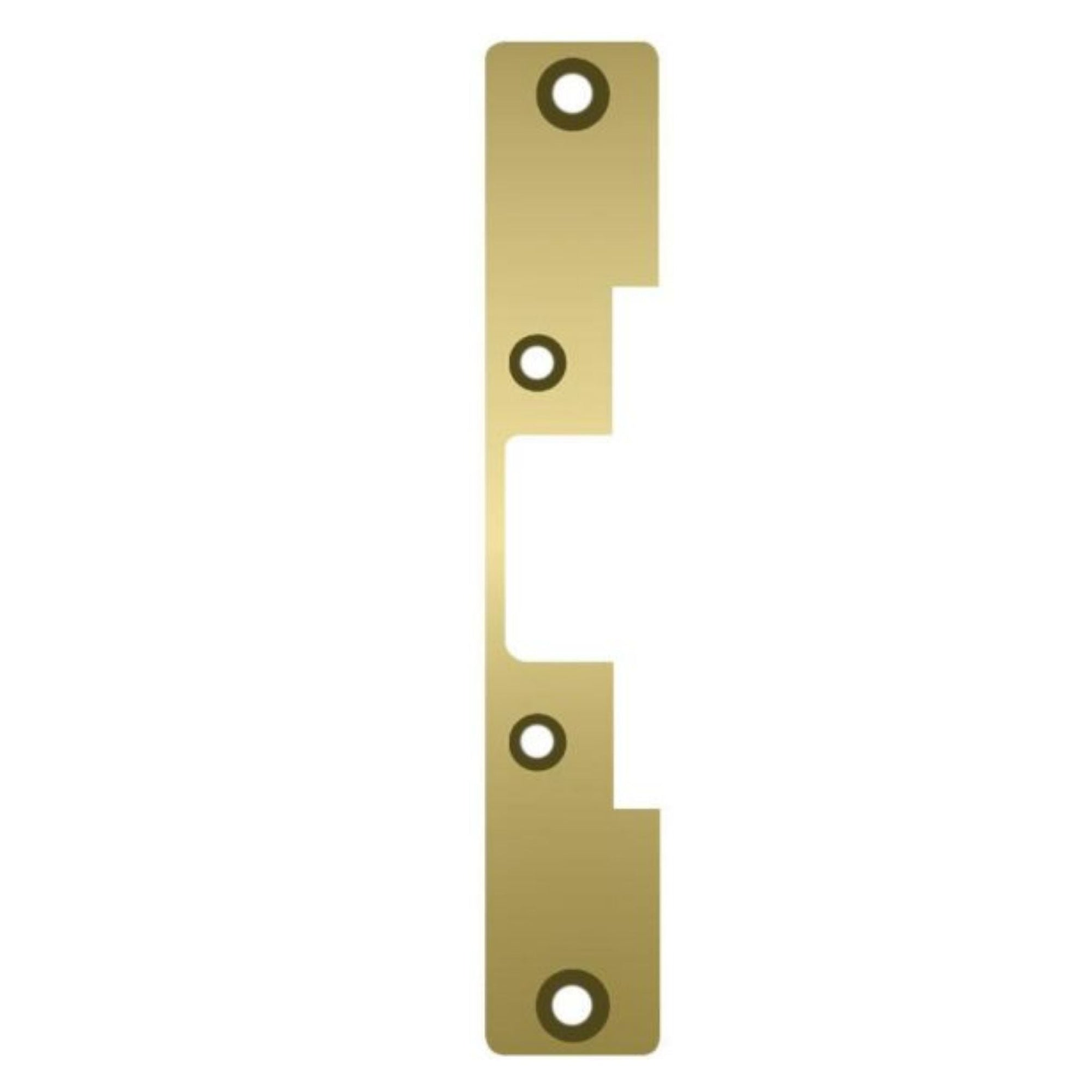 HES 503-606 Faceplate for 5000 & 5200 Series Electric Strikes Satin Brass - The Lock Source