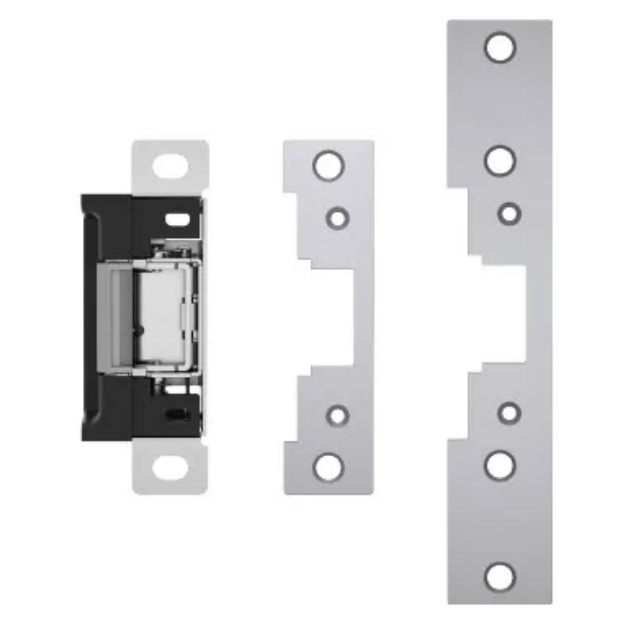 HES 7000C Series Complete Pac Electric Strike for Preloaded Door Conditions Includes 7000 Strike Body, 791 Faceplate & 792 Face Plates - The Lock Source
