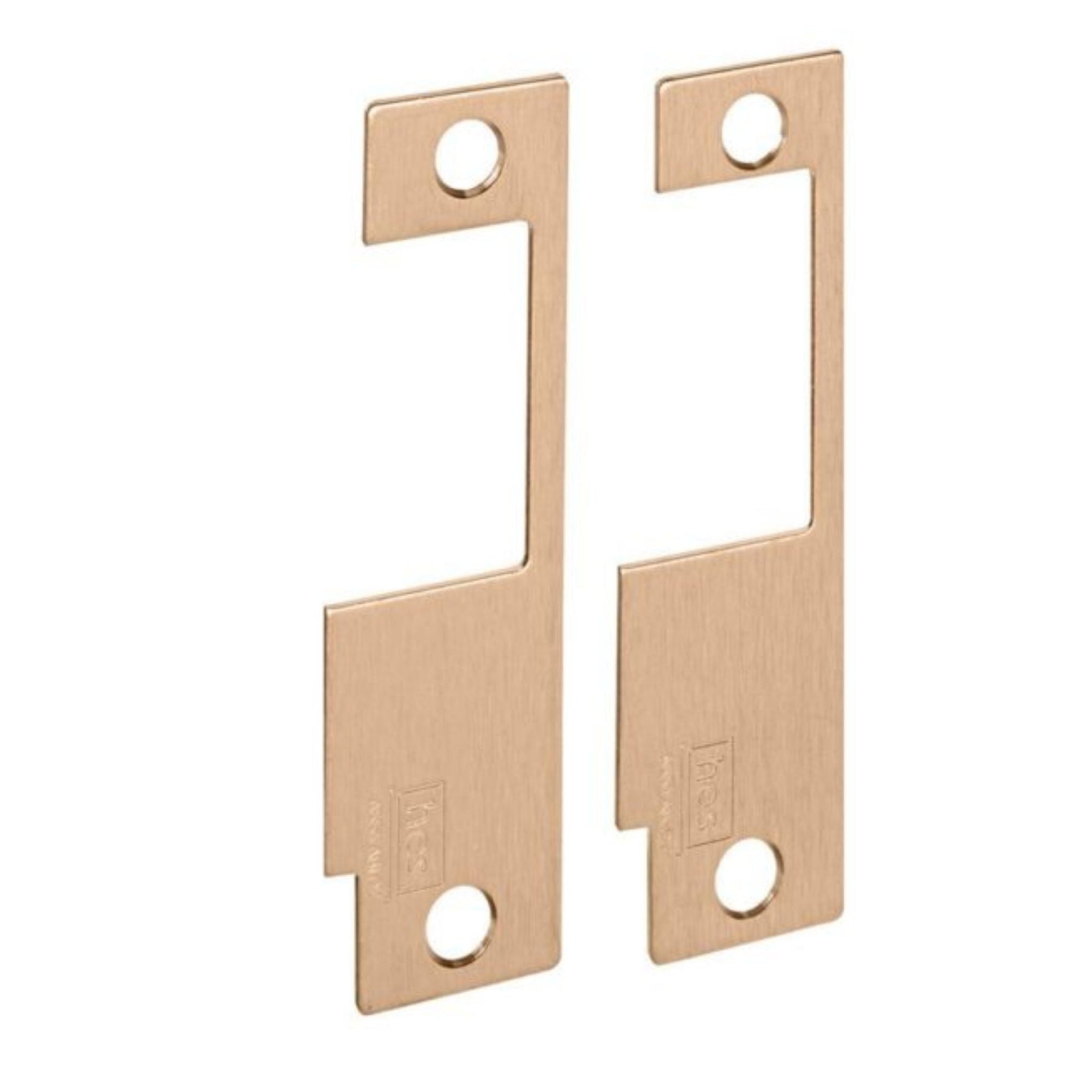 HES 851M-612 Faceplate for 8500 Series Electric Strike Satin Bronze Plate Only - The Lock Source