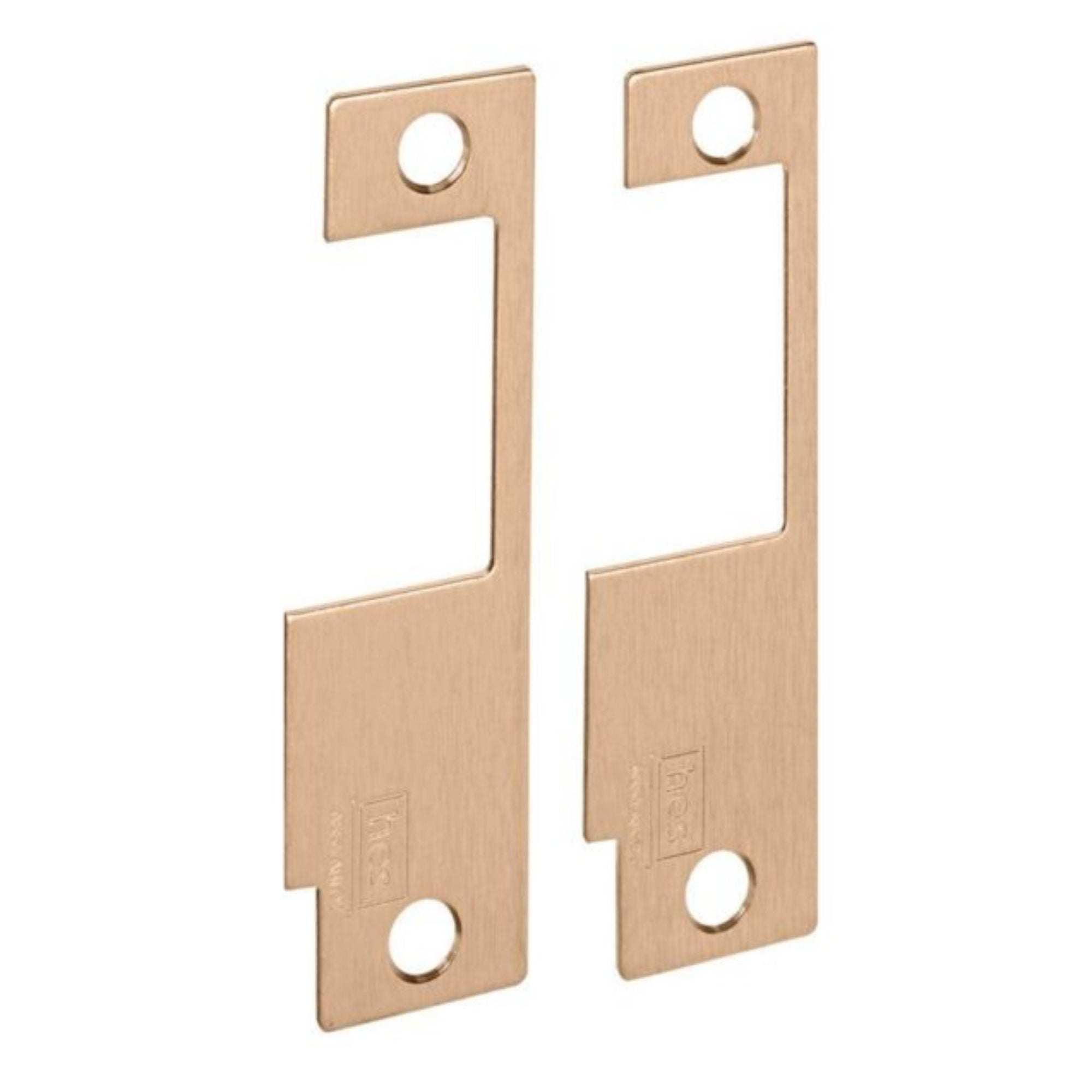 HES 852L-612 Faceplate for 8500 Series Electric Strike Satin Bronze Plate Only - The Lock Source