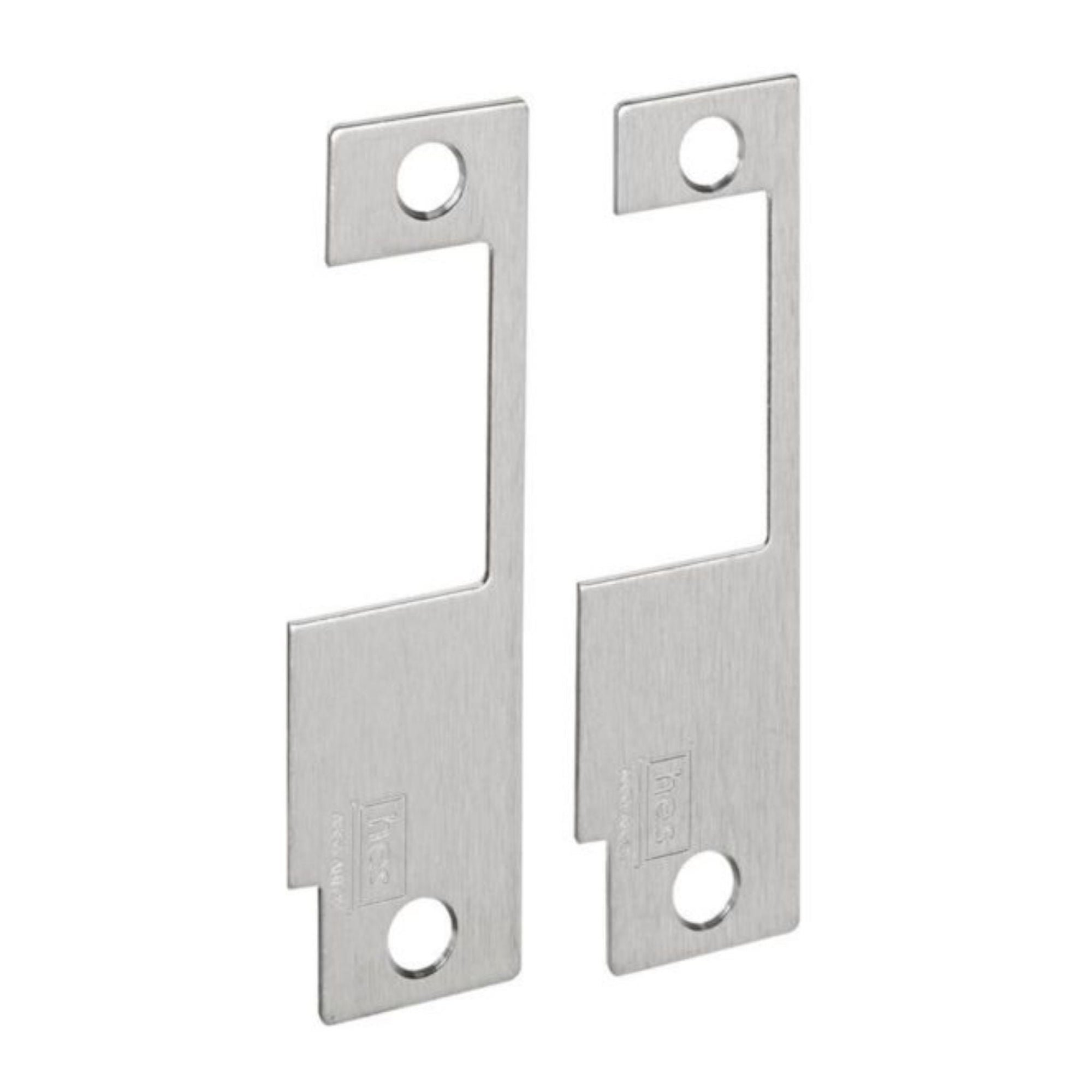 HES 852L-630 Faceplate for 8500 Series Electric Strike Satin Stainless Steel Plate Only - The Lock Source
