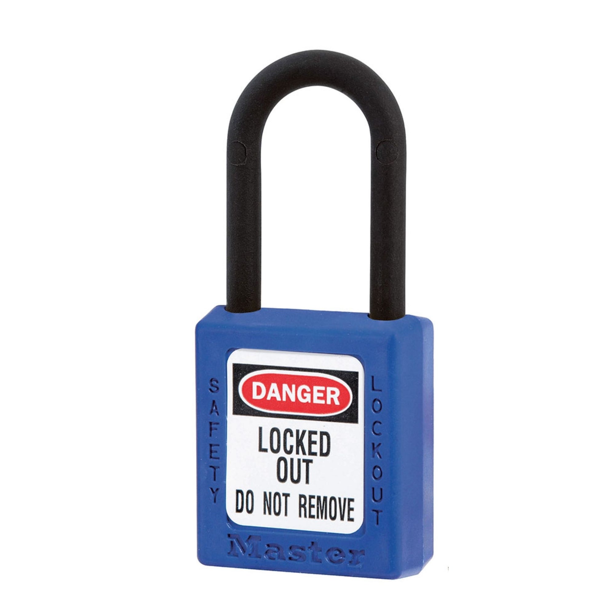 Master Lock 406MK Blue Master Keyed Zenex Thermoplastic Safety Locks - The Lock Source