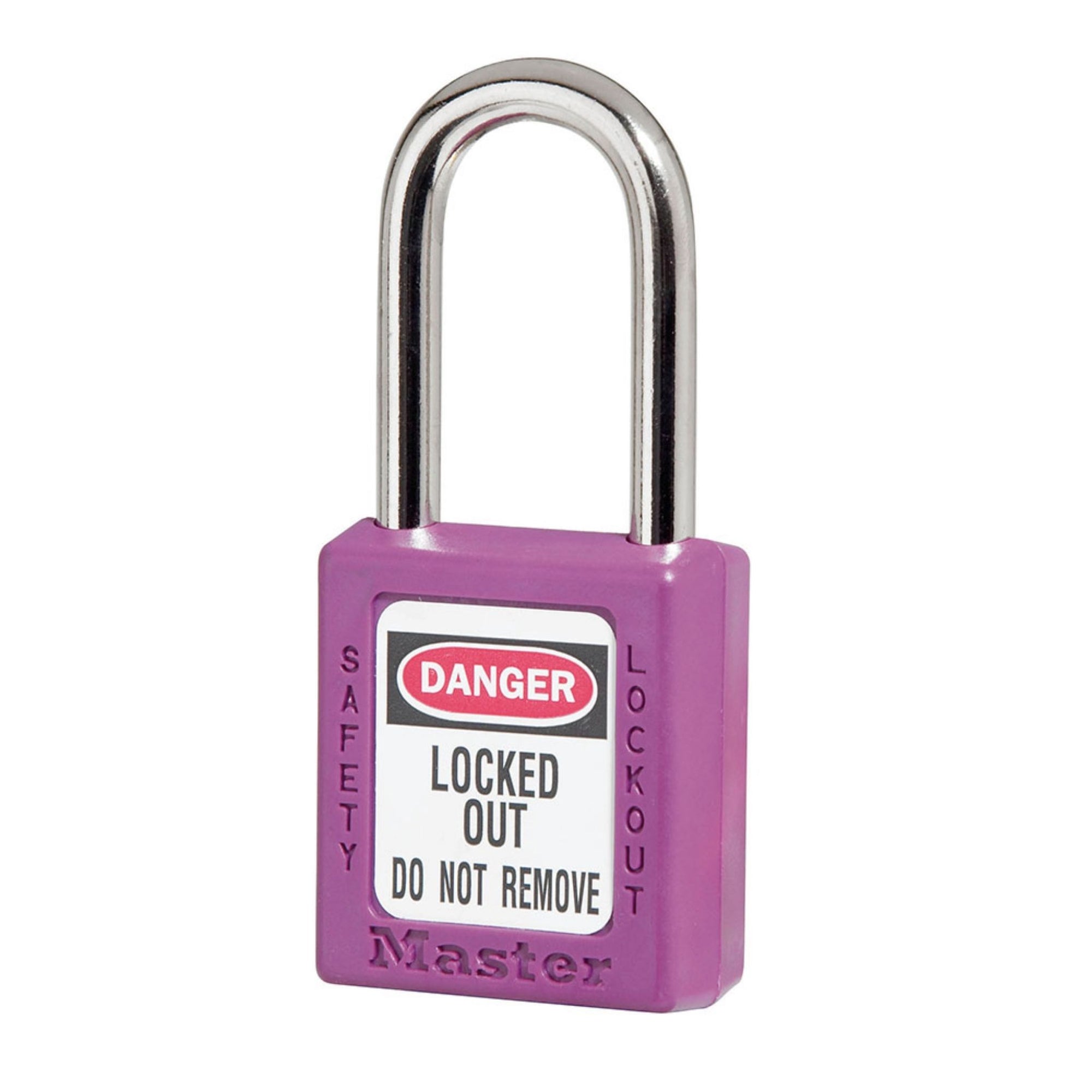 Master Lock 410 Series Purple Zenex Thermoplastic Safety Locks - The Lock Source
