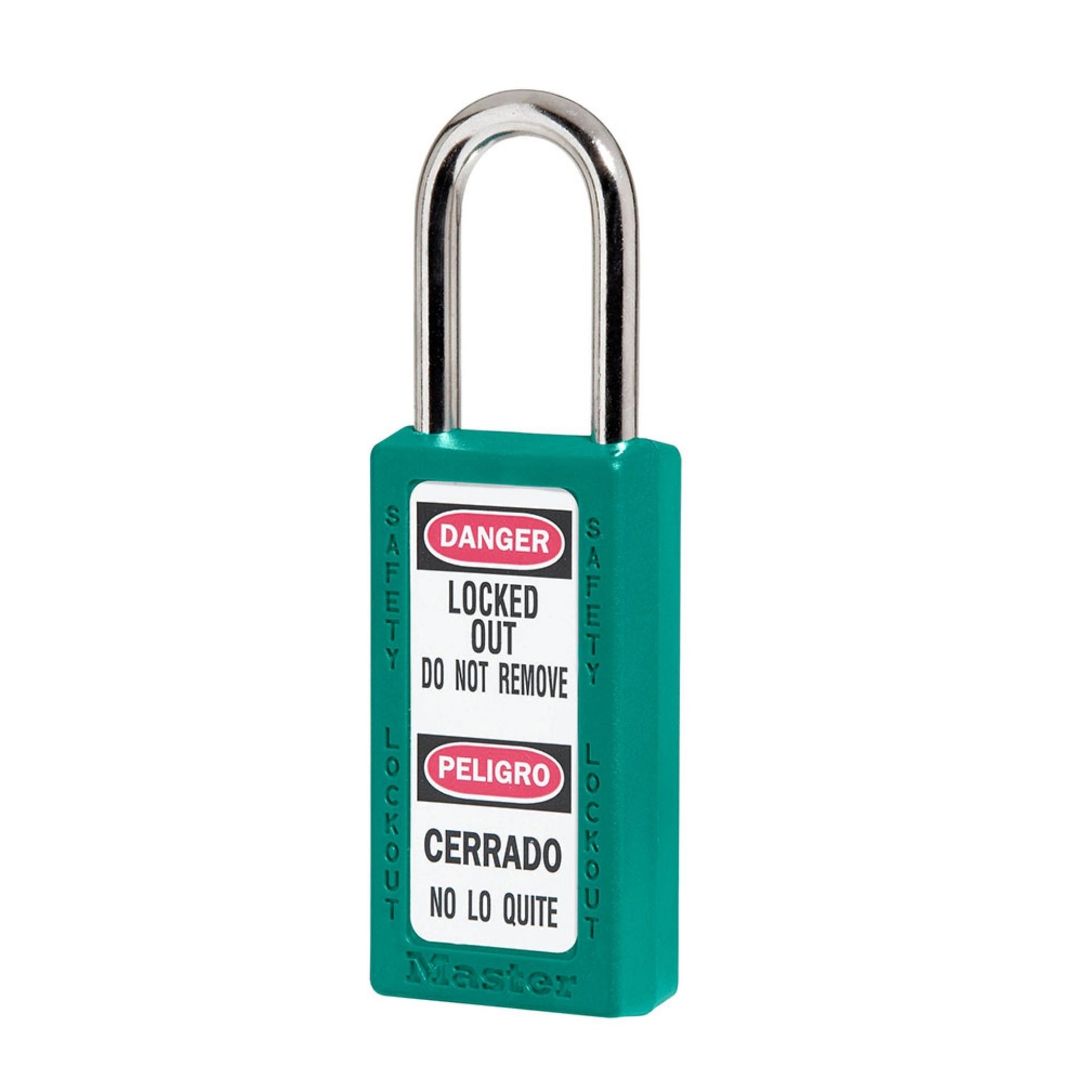 Master Lock 411 Series Teal Zenex Thermoplastic Safety Locks - The Lock Source