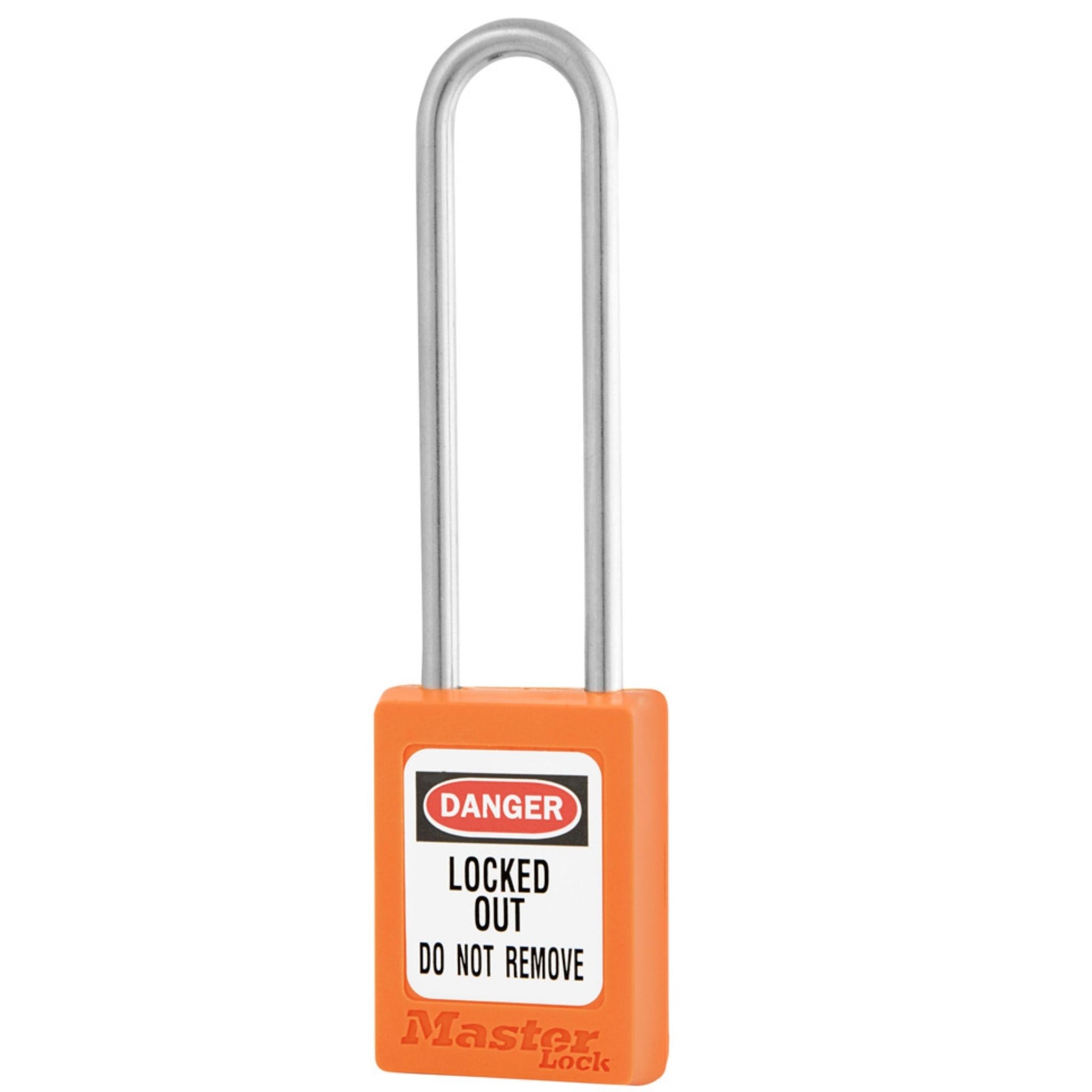 Master Lock No. S31LT Orange Zenex Safety Lockout Locks with 3-Inch Shackle - The Lock Source