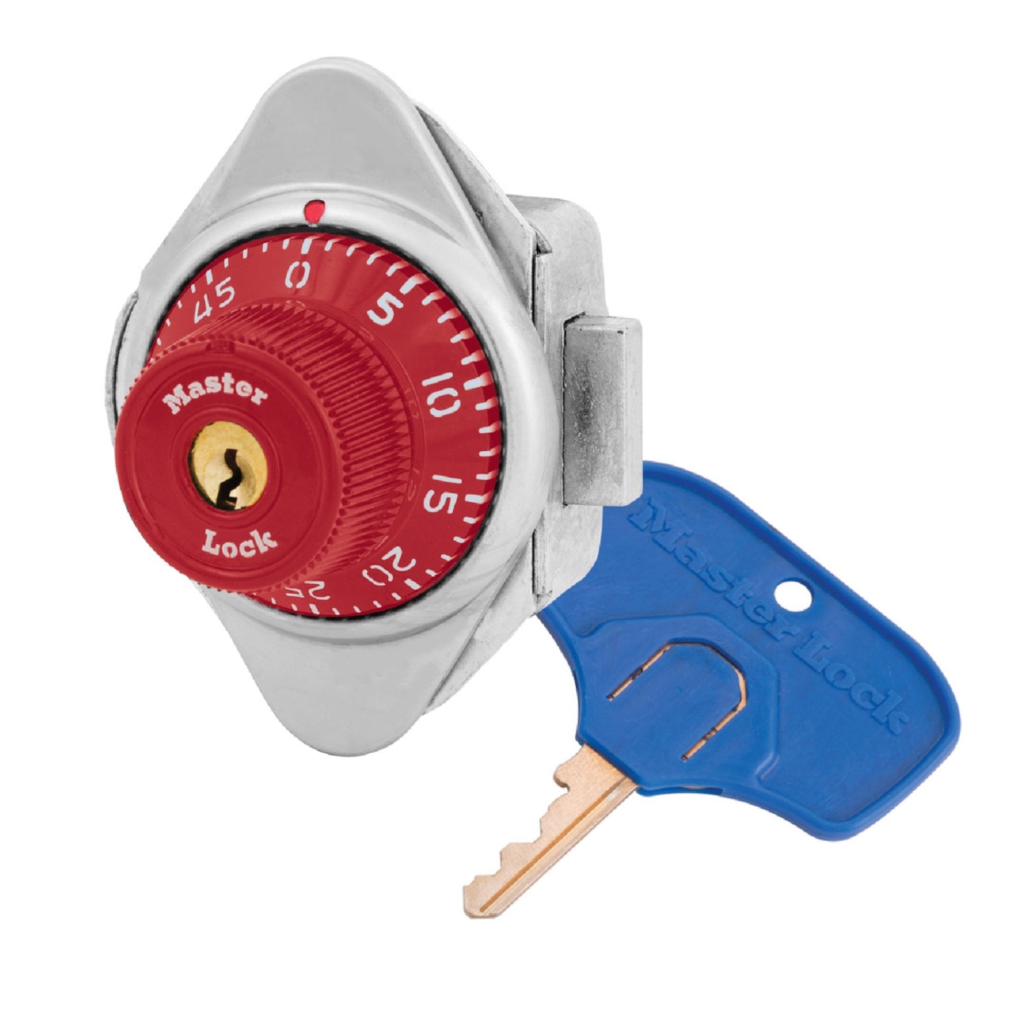 Master Lock 1677MKADA RED ADA Locker Padlock with Manual Deadbolt Locking - The Lock Source