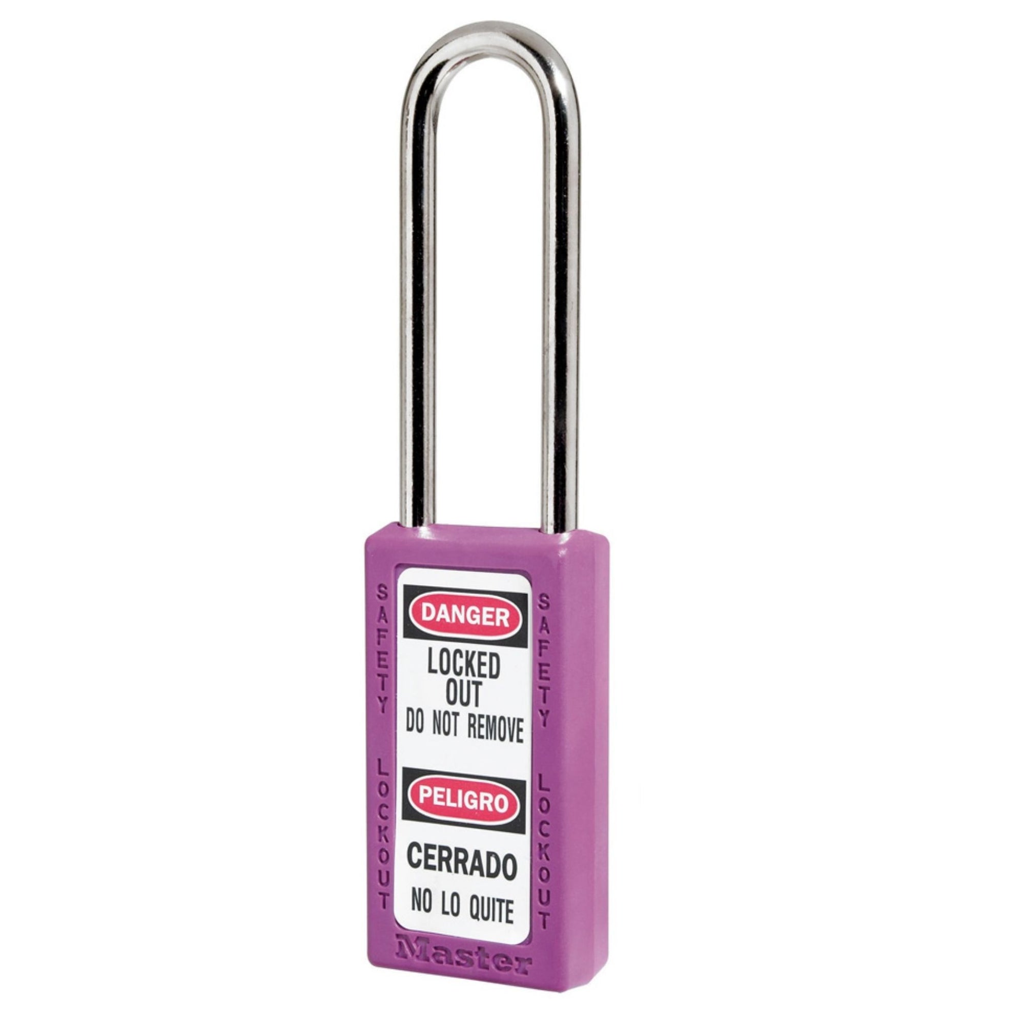 Master Lock 411LTPRP Purple Zenex Plastic Safety Padlocks - The Lock Source